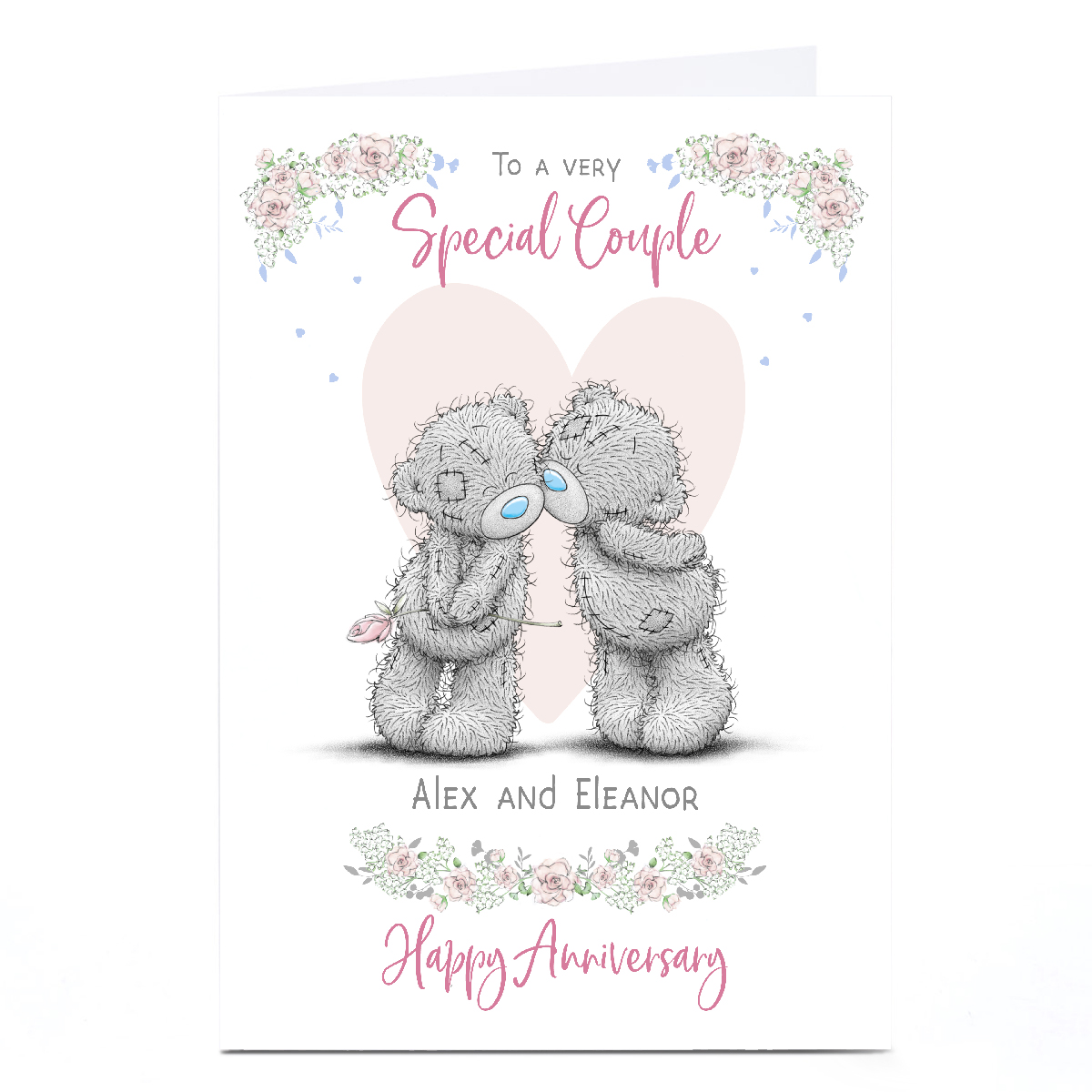 Personalised Tatty Teddy Anniversary Card - Special Couple