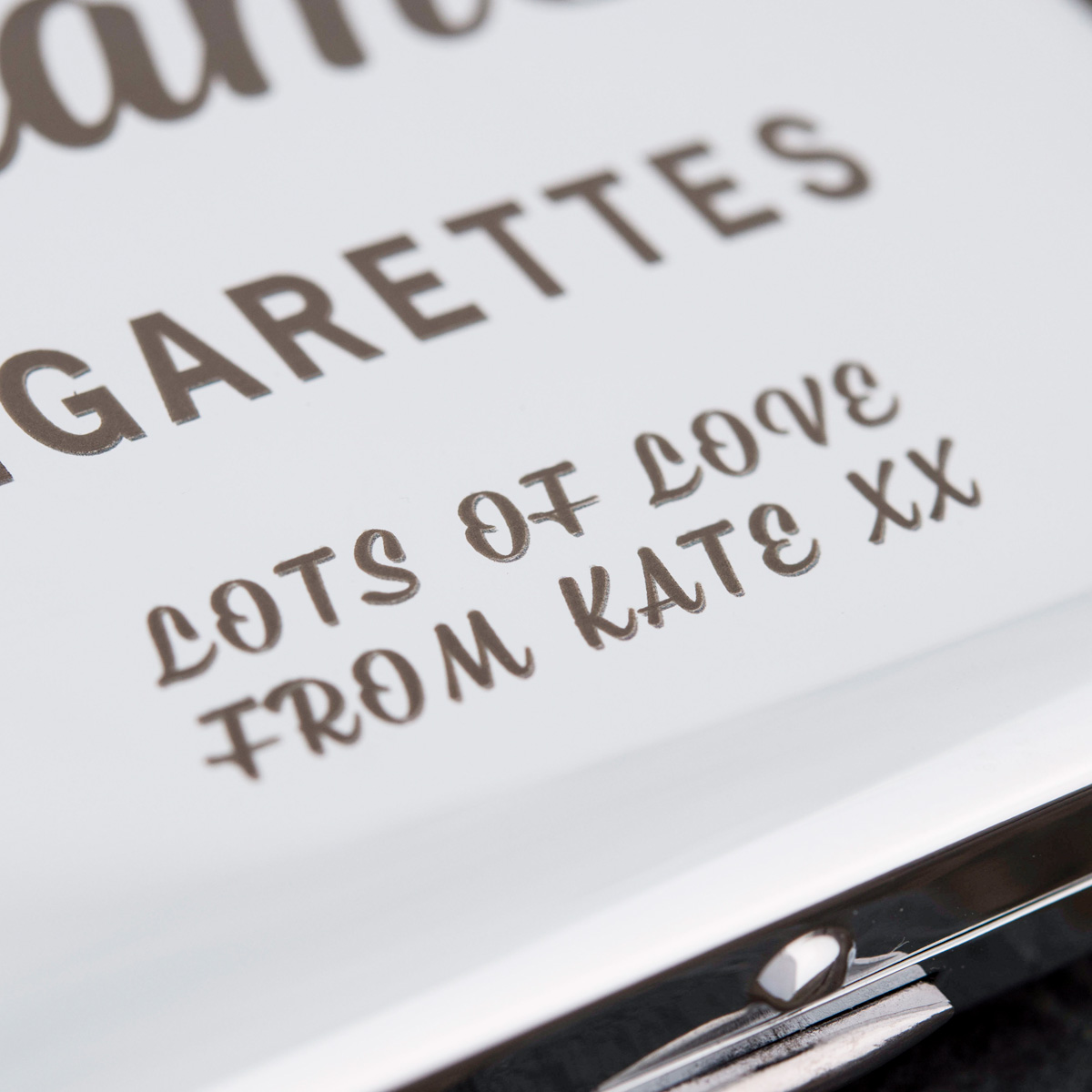 Personalised Engraved Cigarette Case - Your Cigarettes