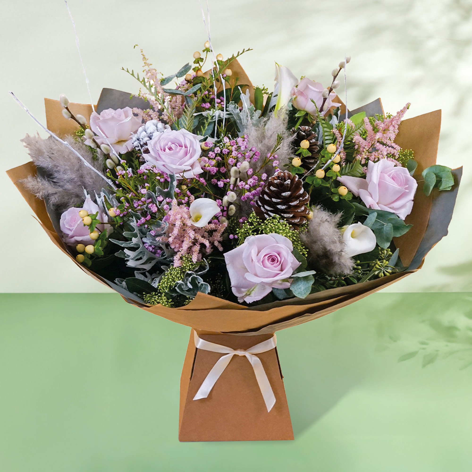 Pink Frost Flower Bouquet - Free Delivery