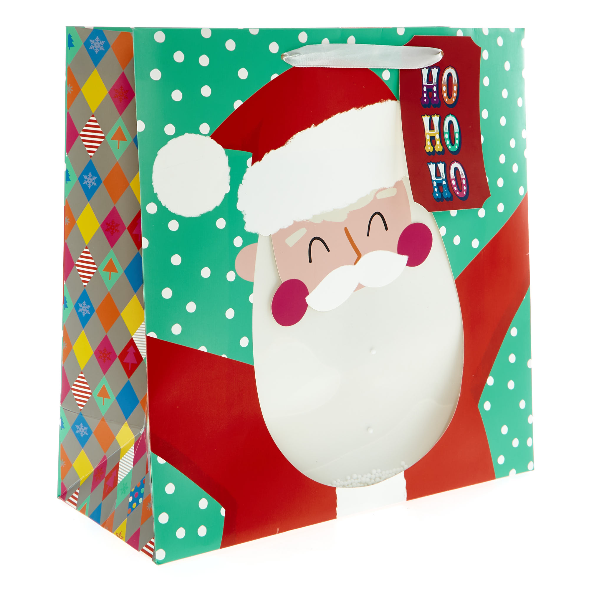 Buy Large Square Shaky Santa Christmas Gift Bag for GBP 1.59 | Card ...