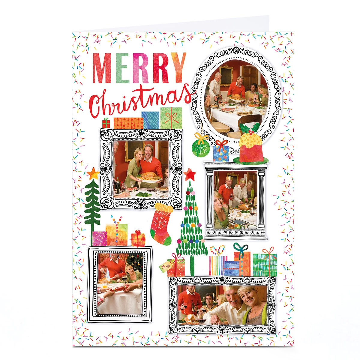 Photo Nik Golesworthy Christmas Card - Colourful Frames