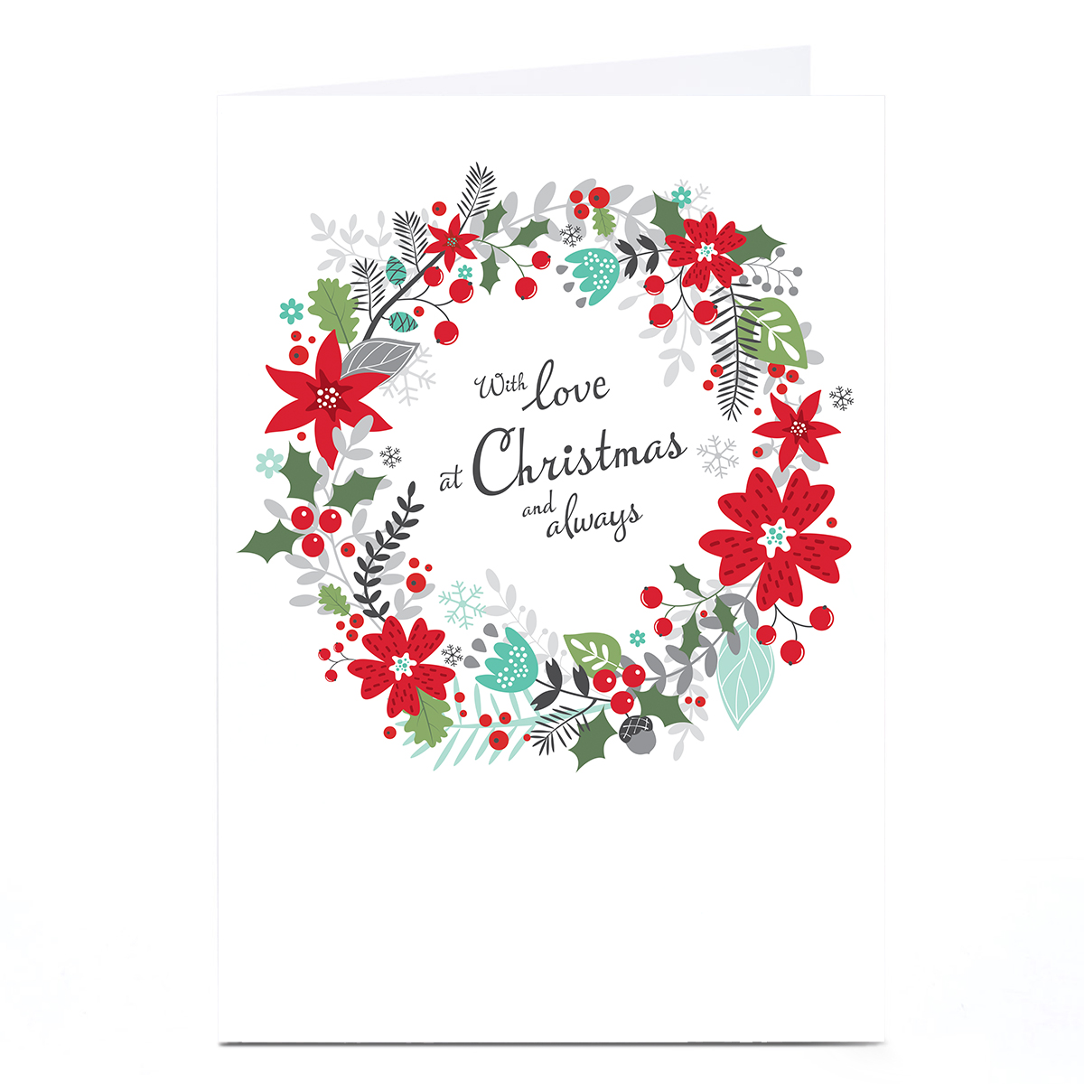 Personalised Christmas Card - Christmas & Always