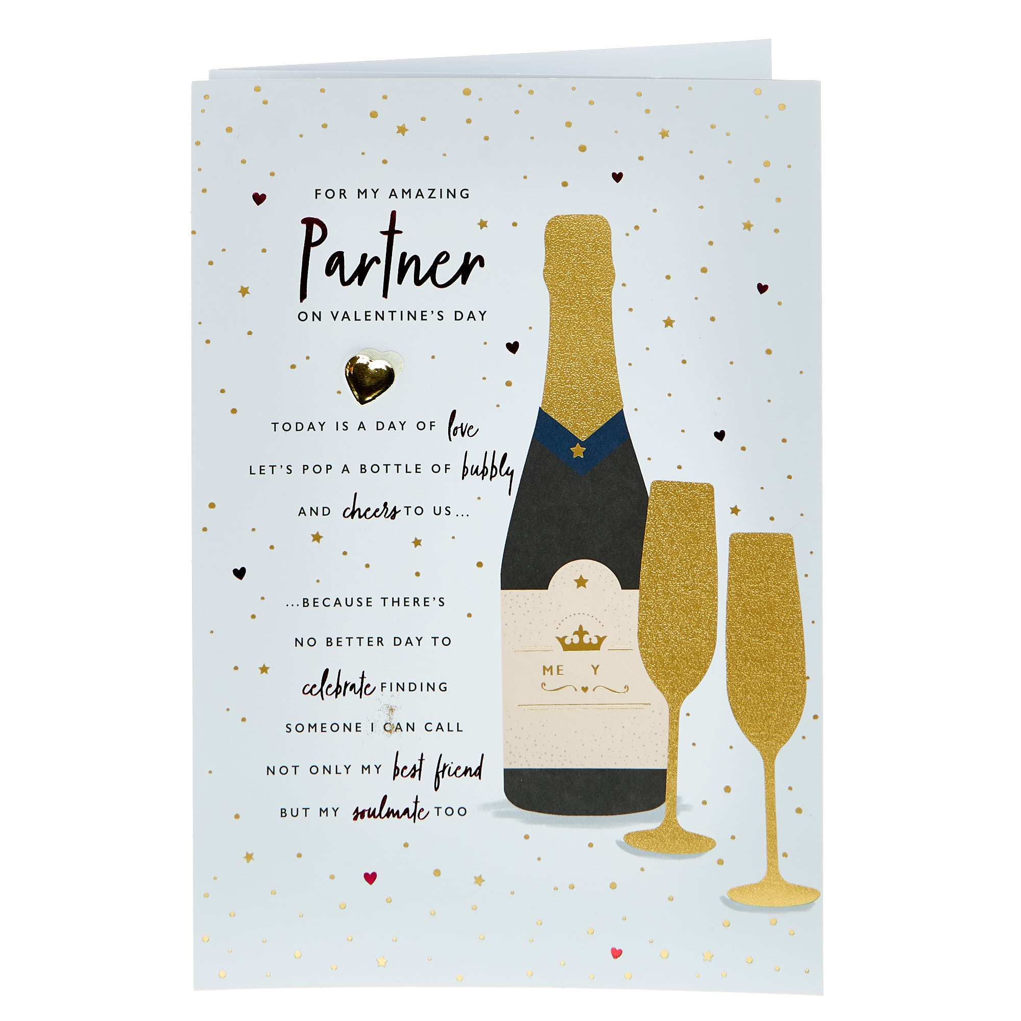 Valentine's Day Card - Amazing Partner Fizz