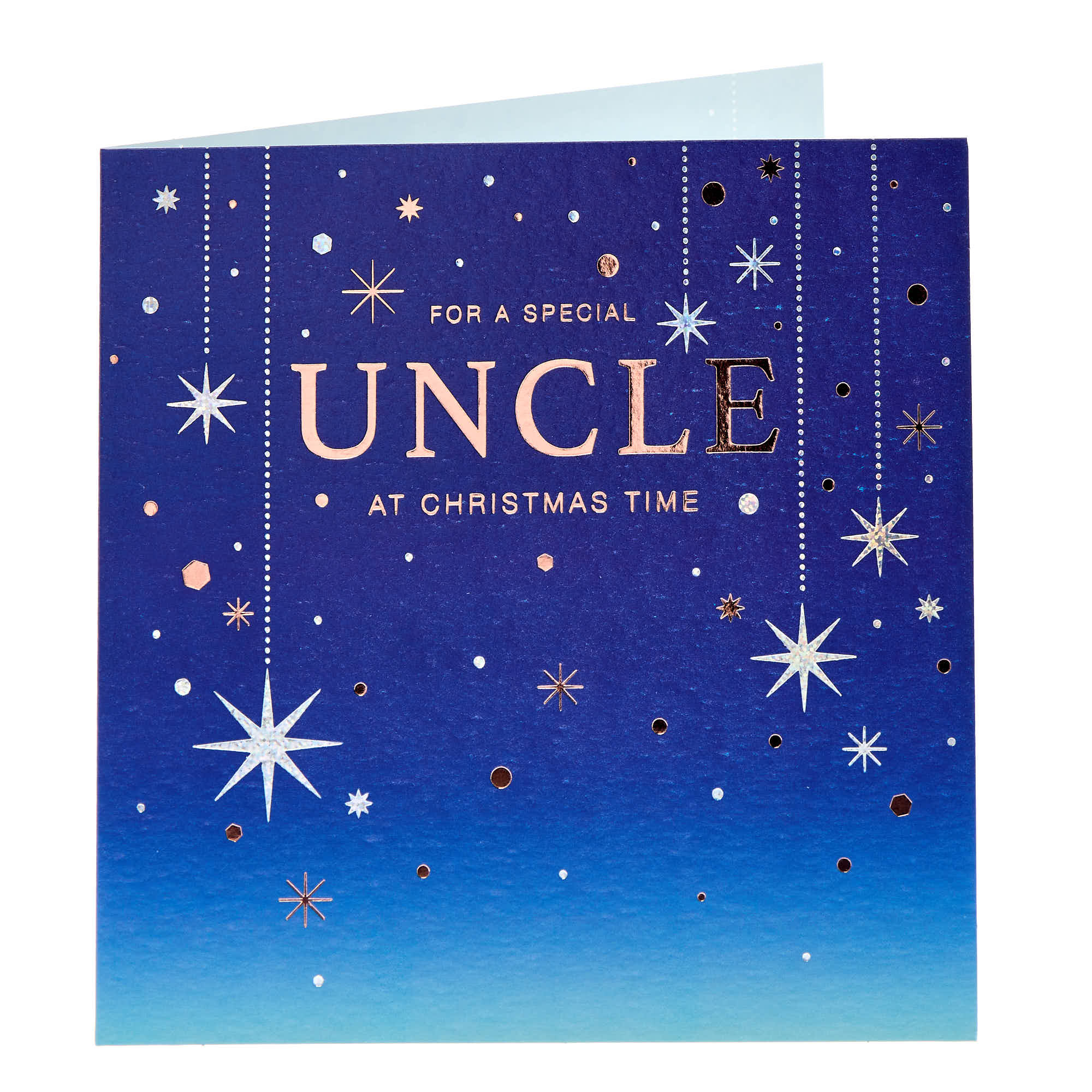 Special Uncle Starry Christmas Card