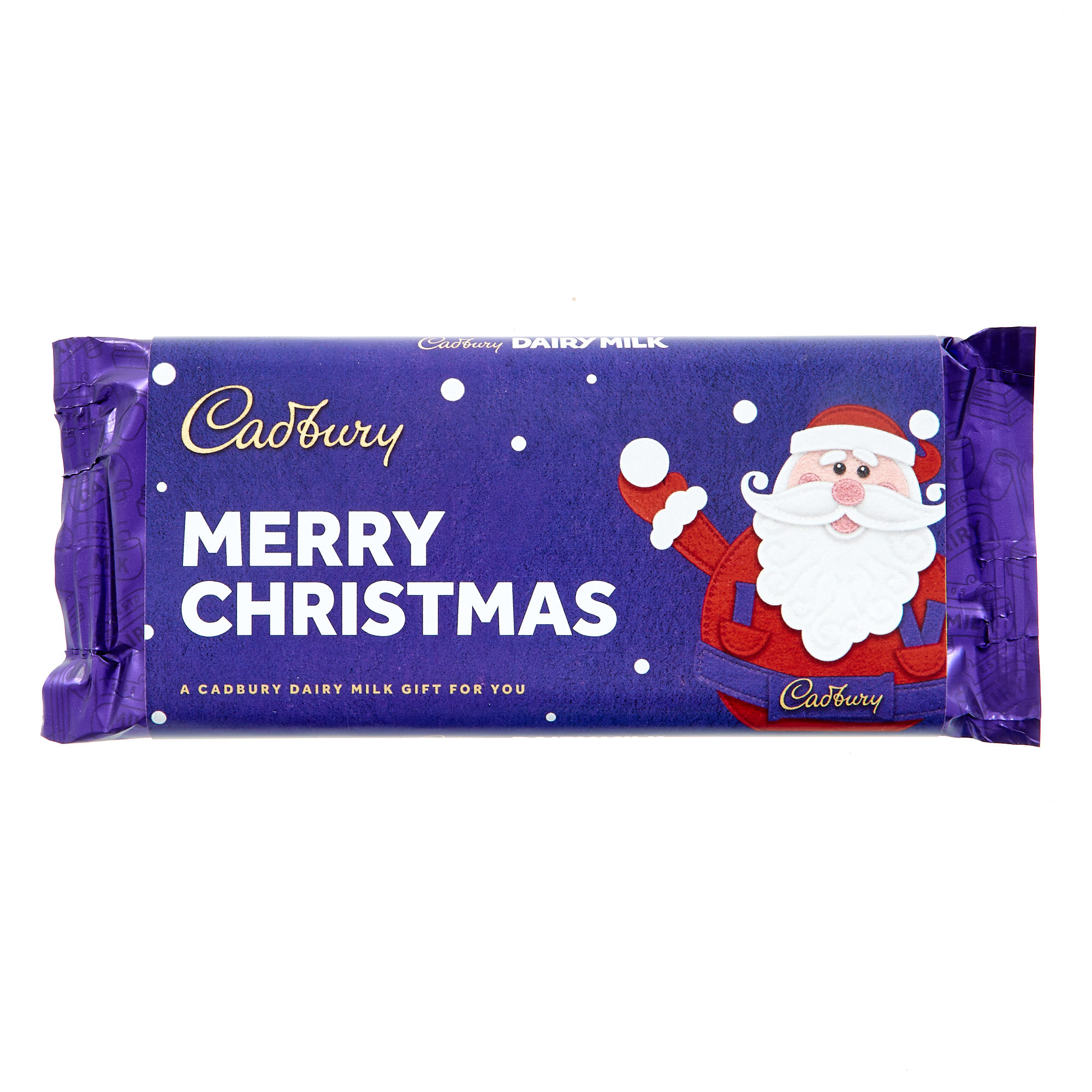 110g Cadbury Dairy Milk Chocolate Bar Merry Christmas