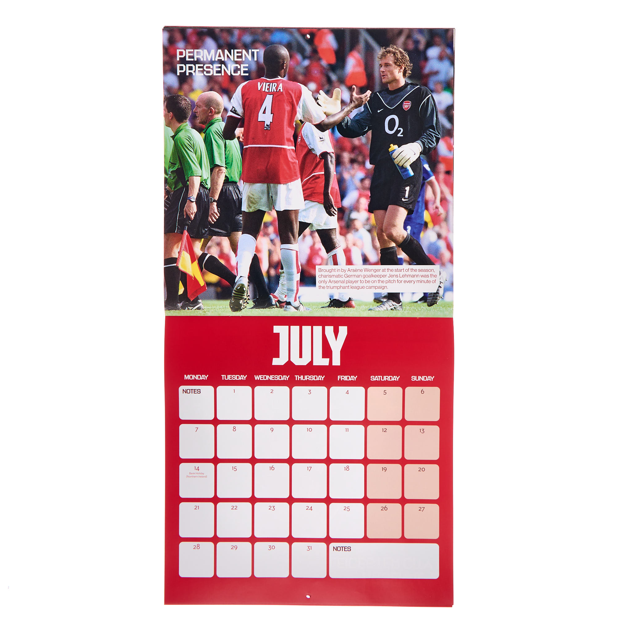 Arsenal 2025 Limited Edition Calendar & Musical Collectors Gift Set