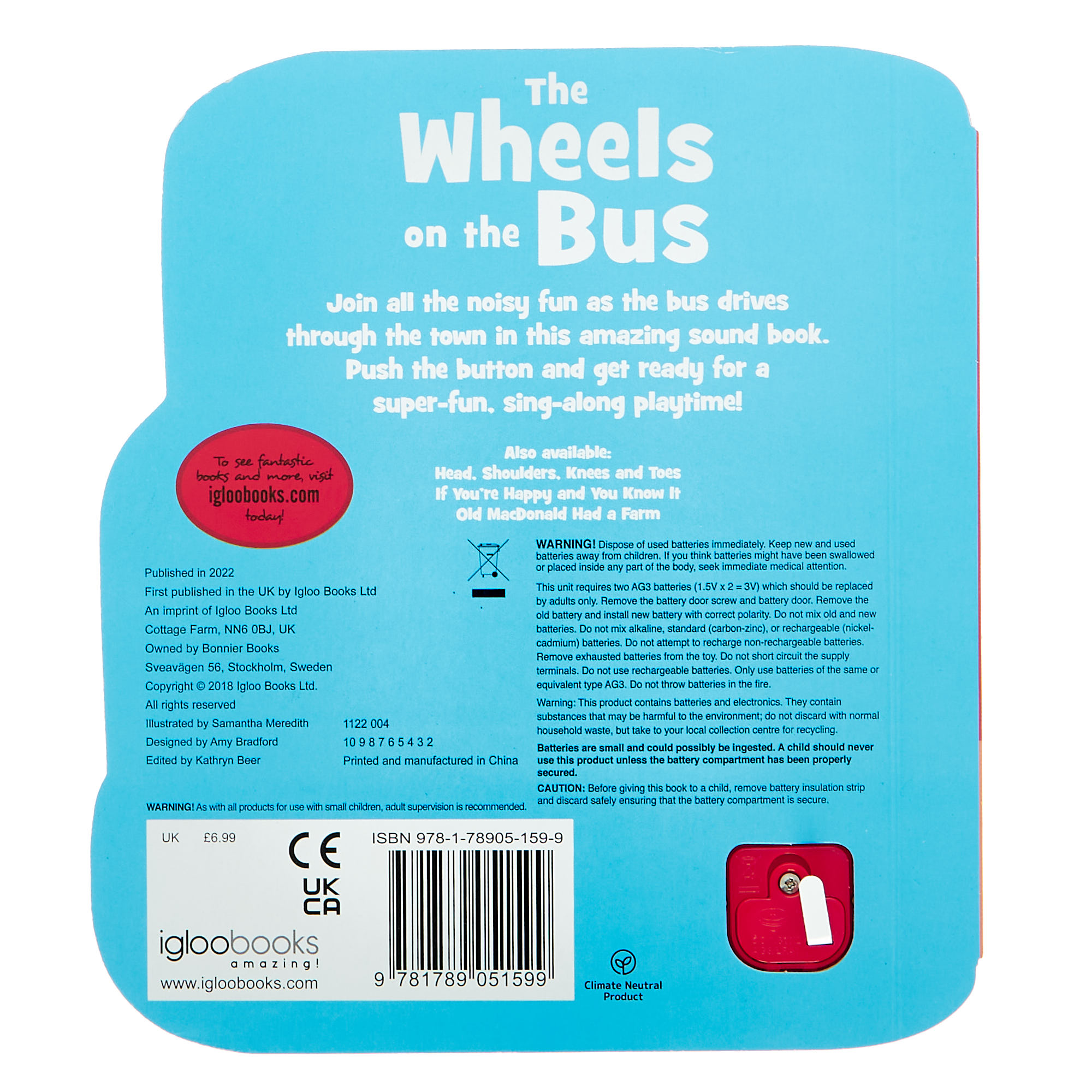 The Wheels on the Bus Sing Along Book