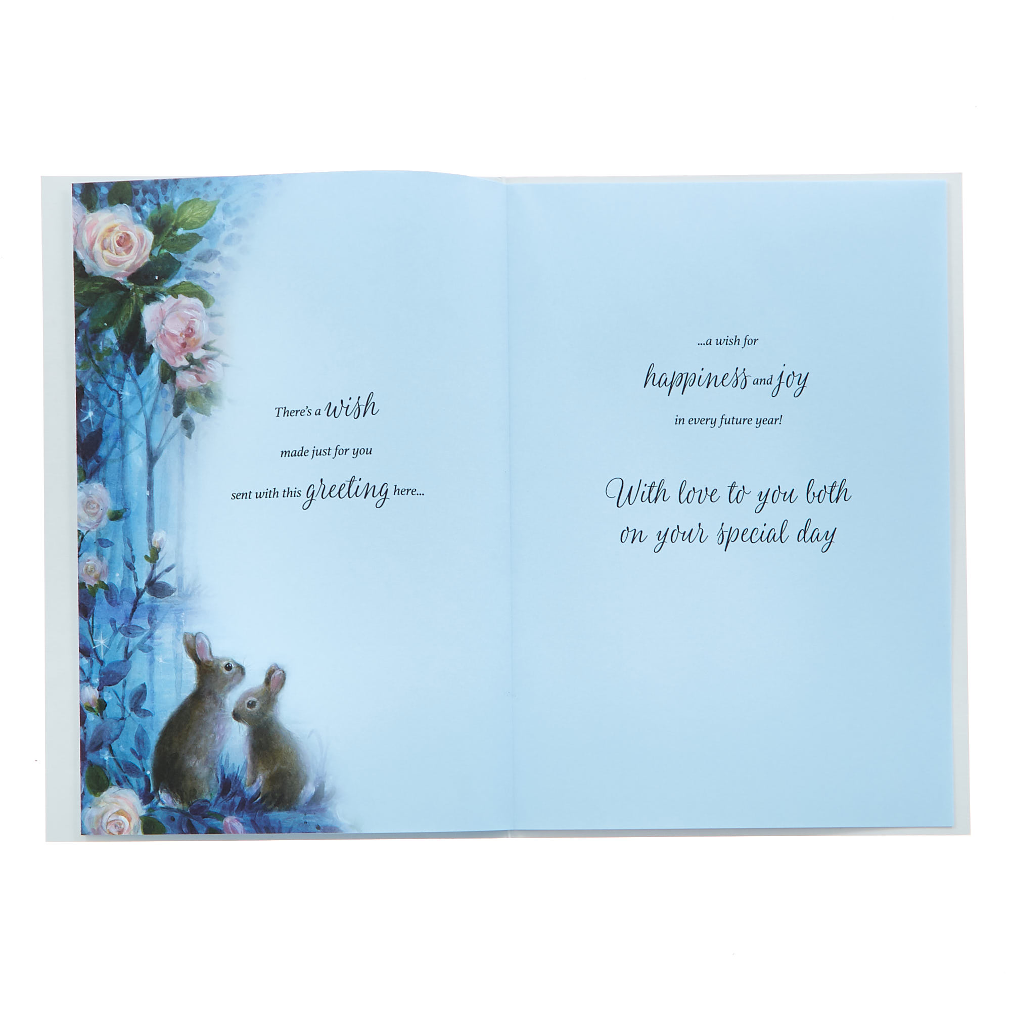 Anniversary Card - Special Mum & Dad Bunnies