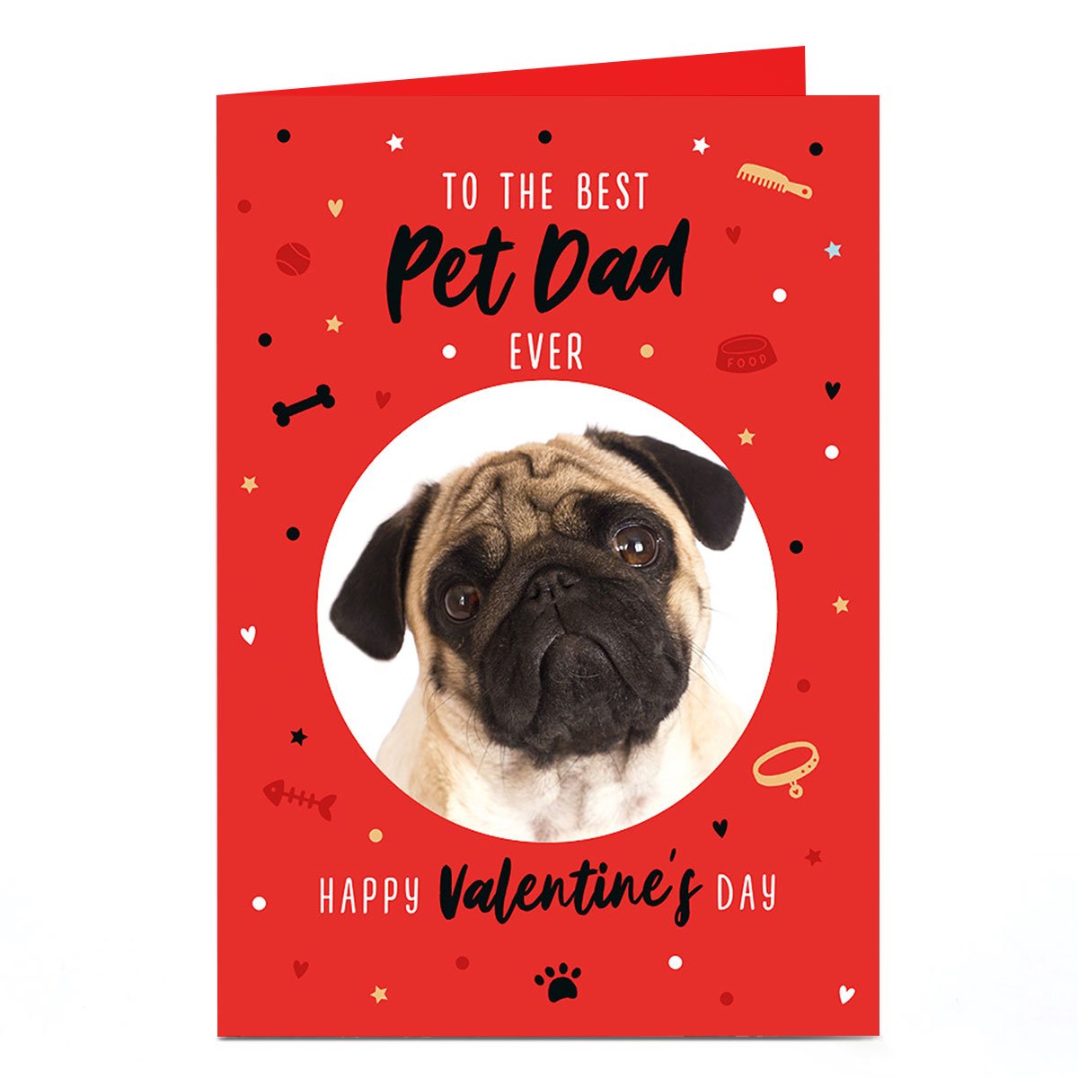 Photo Valentine's Day Card - From the Pet, Best Pet Dad