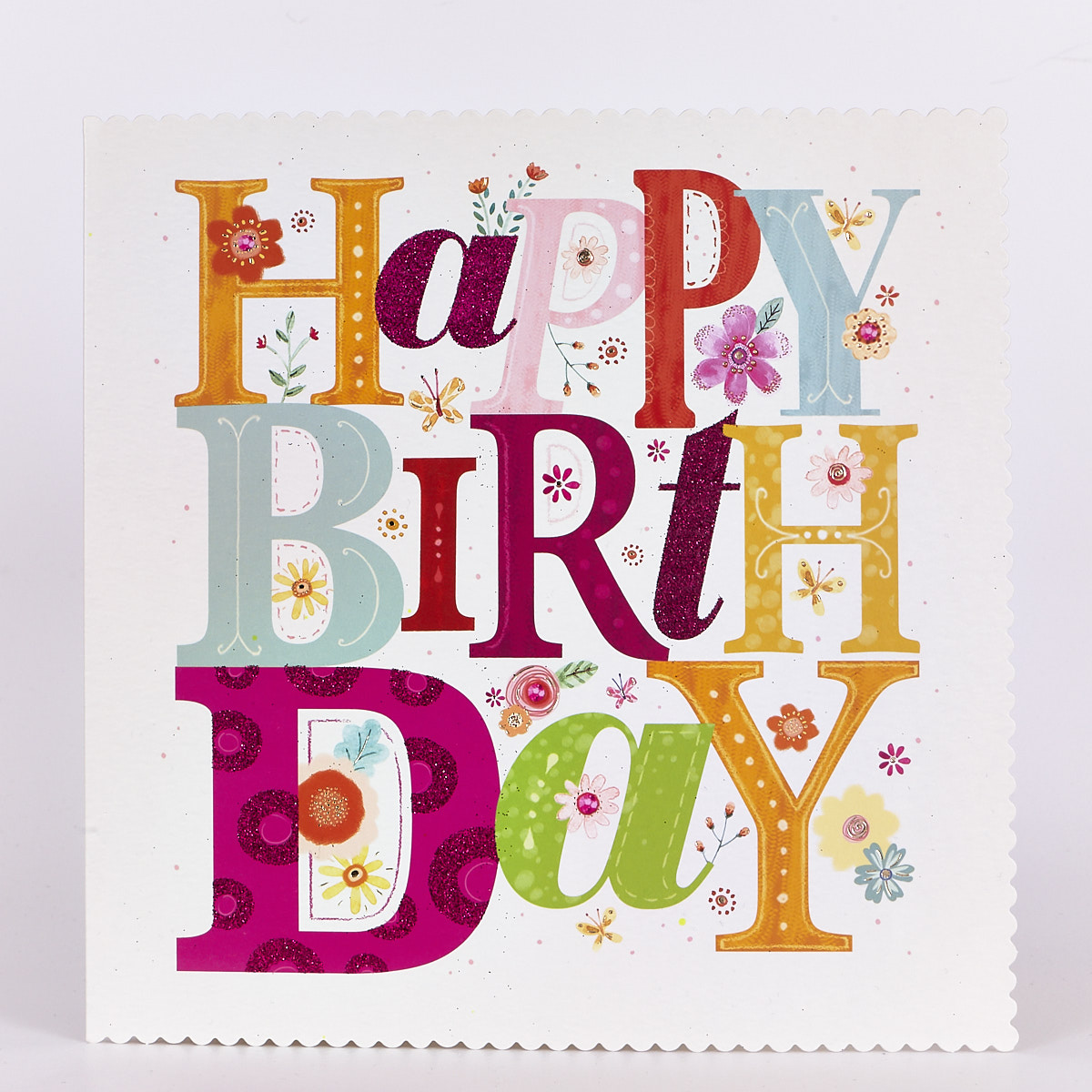 Buy Platinum Collection Birthday Card - Colourful Happy Birthday for ...