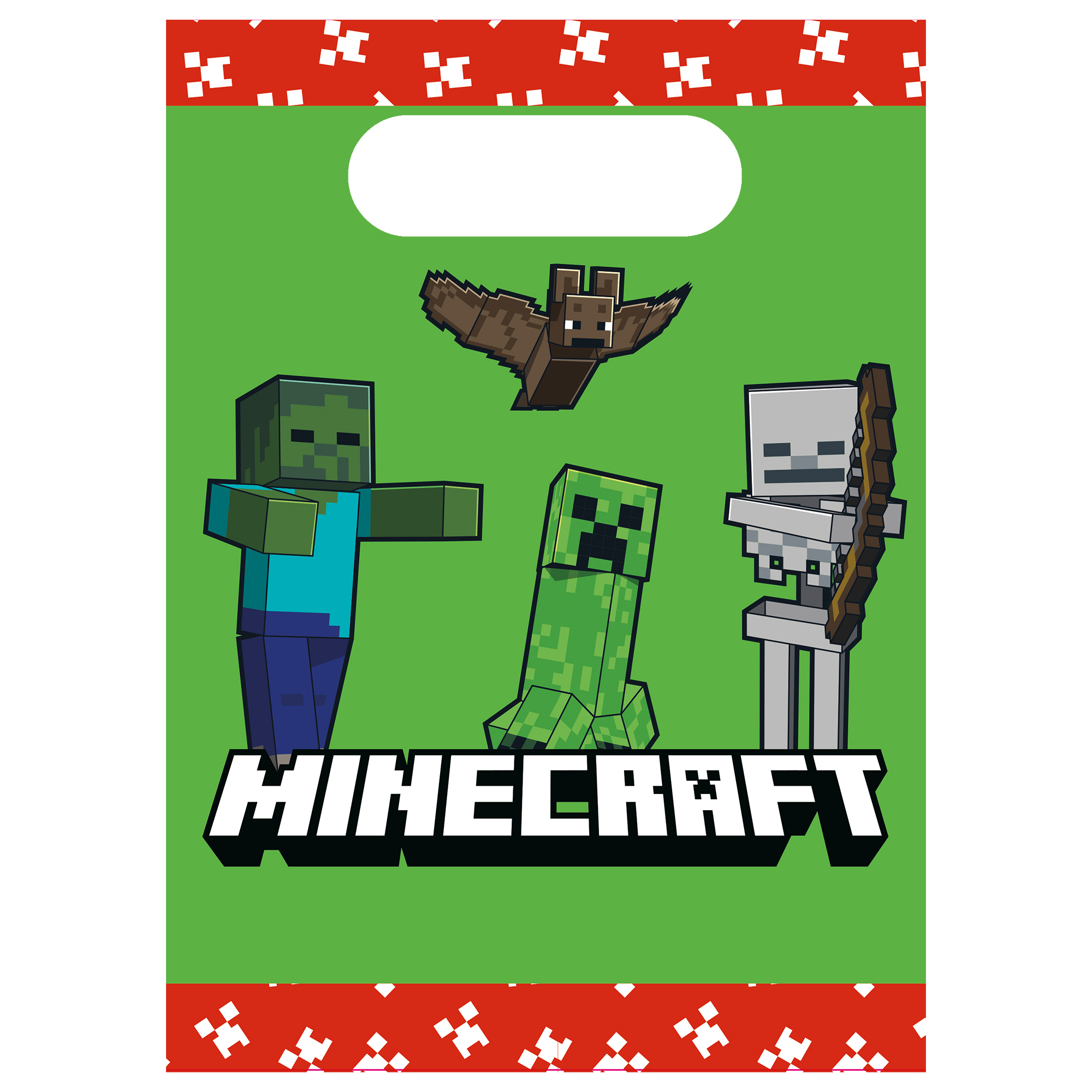 Minecraft Party Tableware & Decorations Bundle - 16 Guests