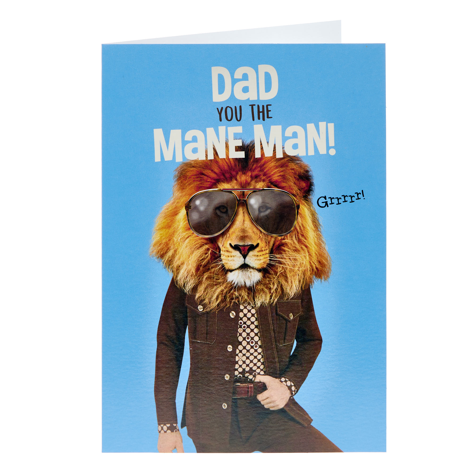 Dad You The Mane Man Father's Day Card