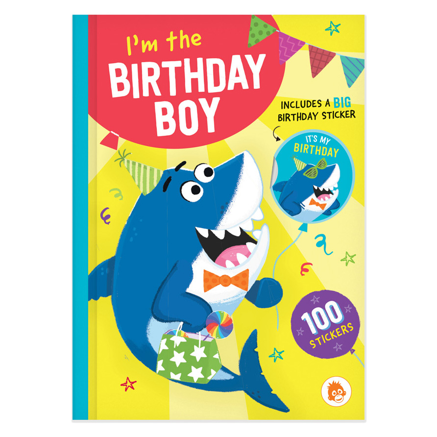 Birthday Boy Shark Activity Book & Stickers 