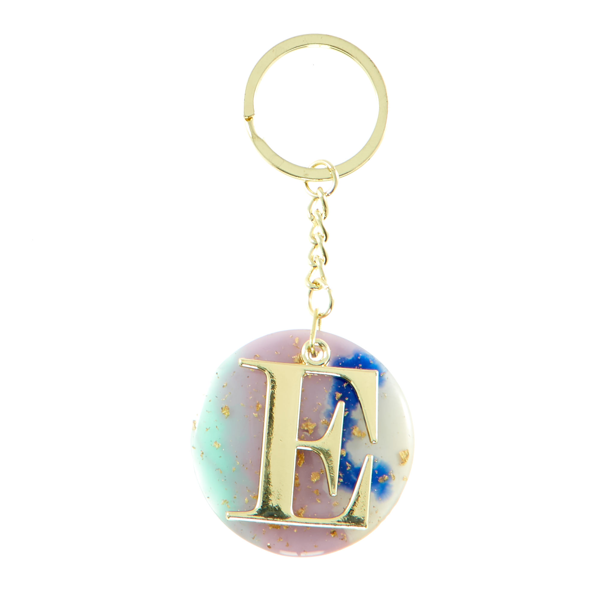 Monogram Keyring Letter E