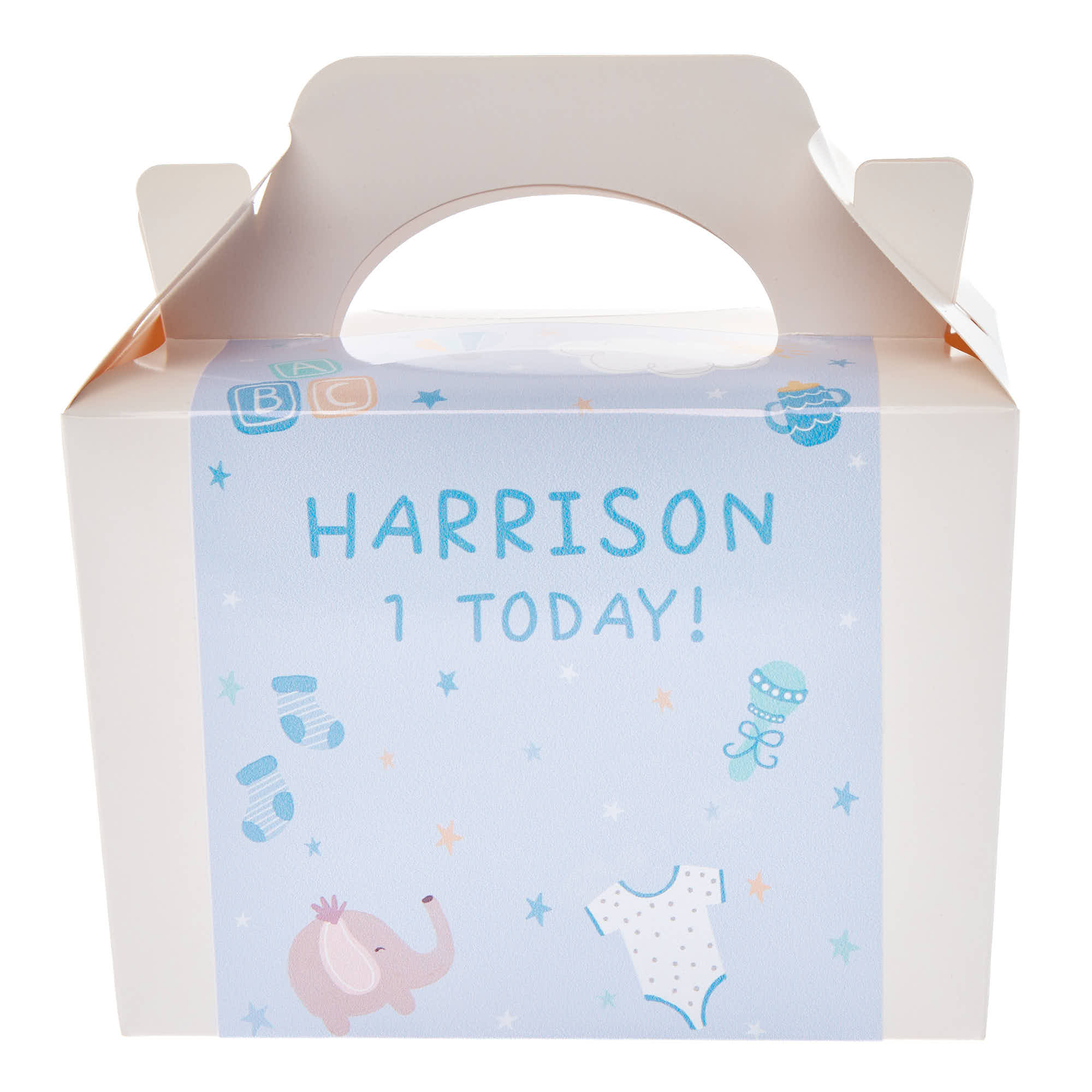 Baby Blue Personalised Party Box