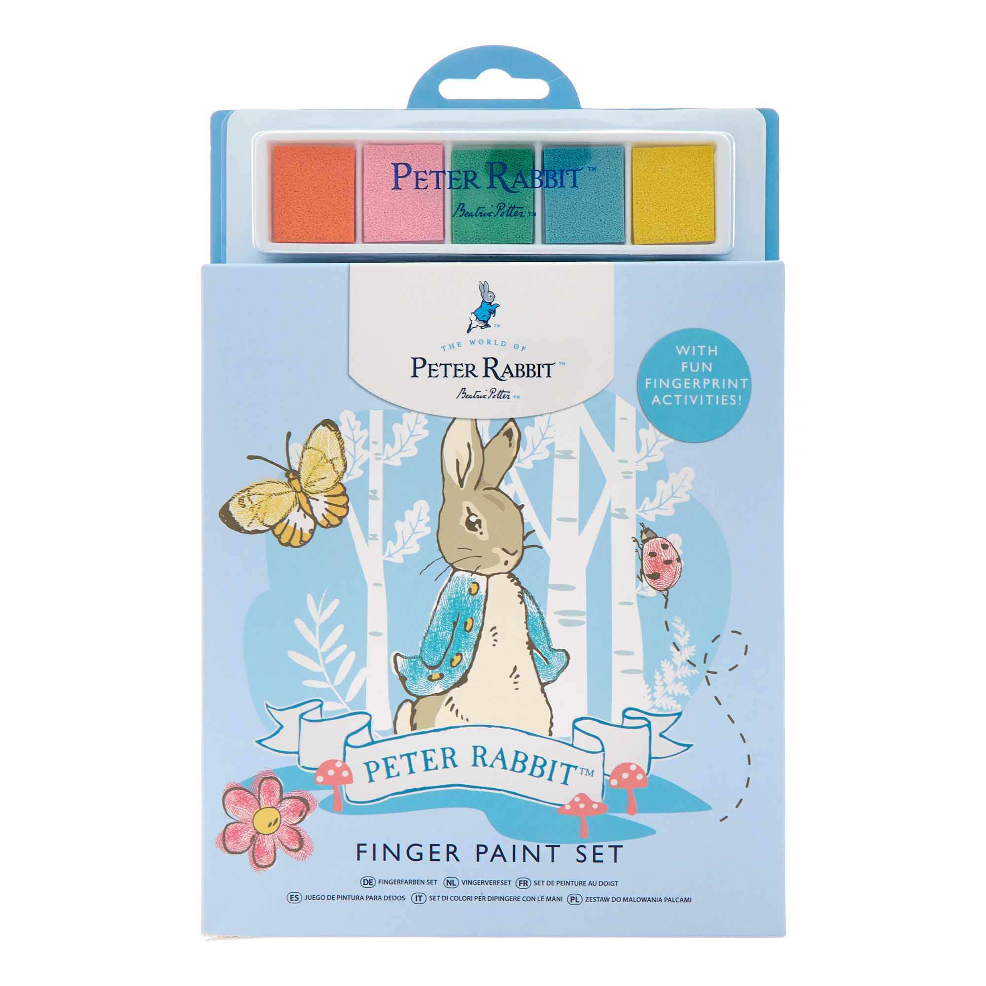 Peter Rabbit Finger Paint Set