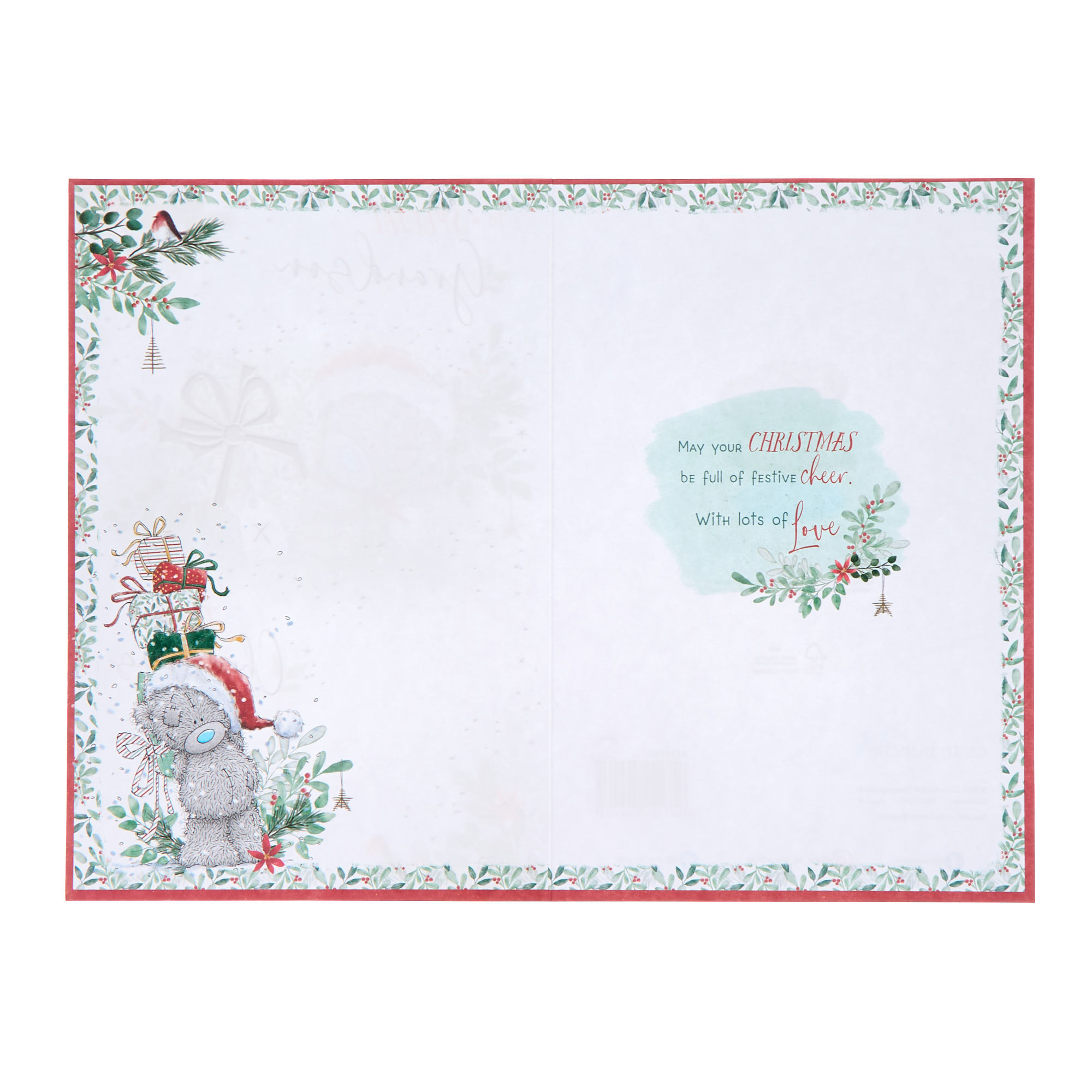 Me To You Tatty Teddy Special Grandson Christmas Card