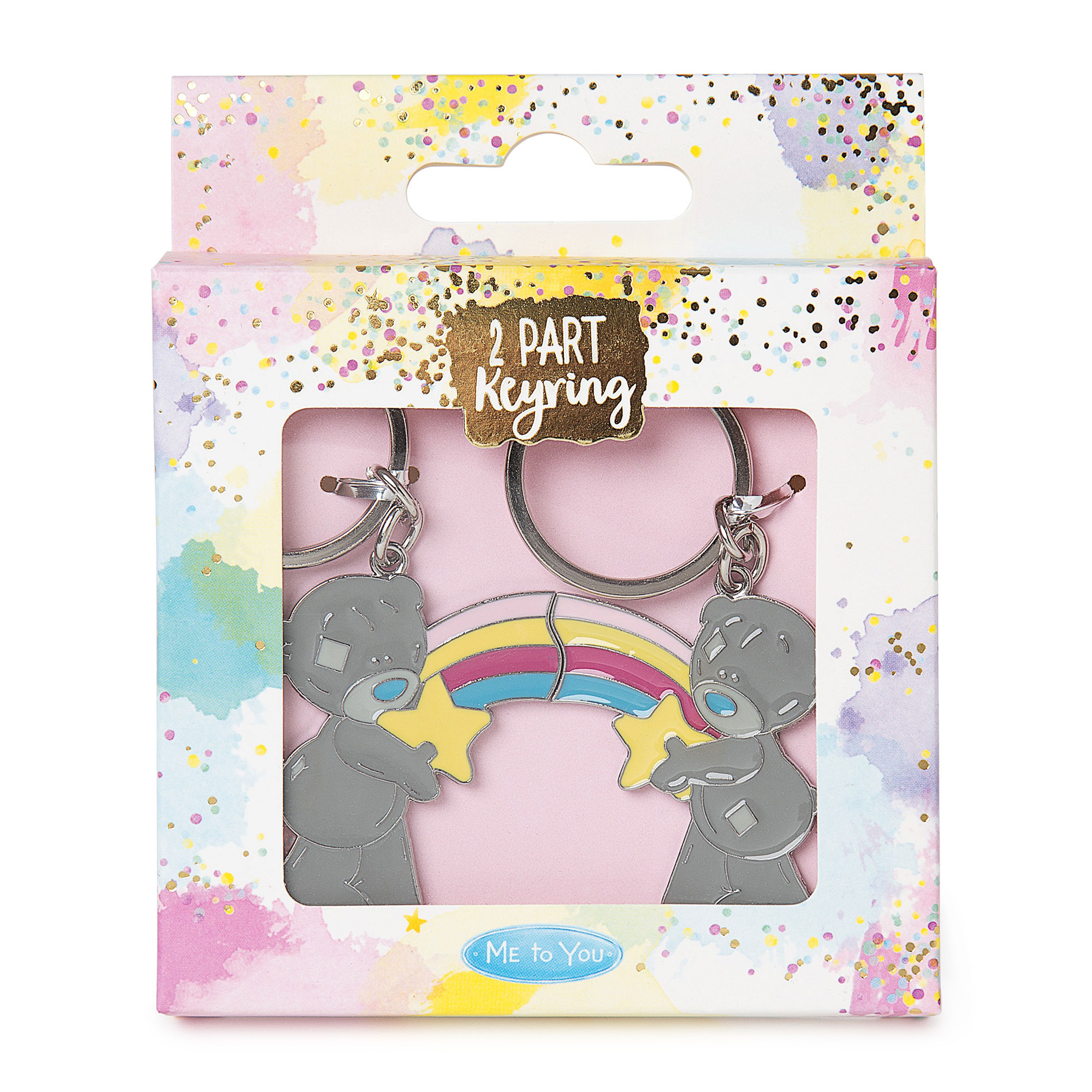 Me To You Tatty Teddy Rainbow Keyrings - Set Of 2