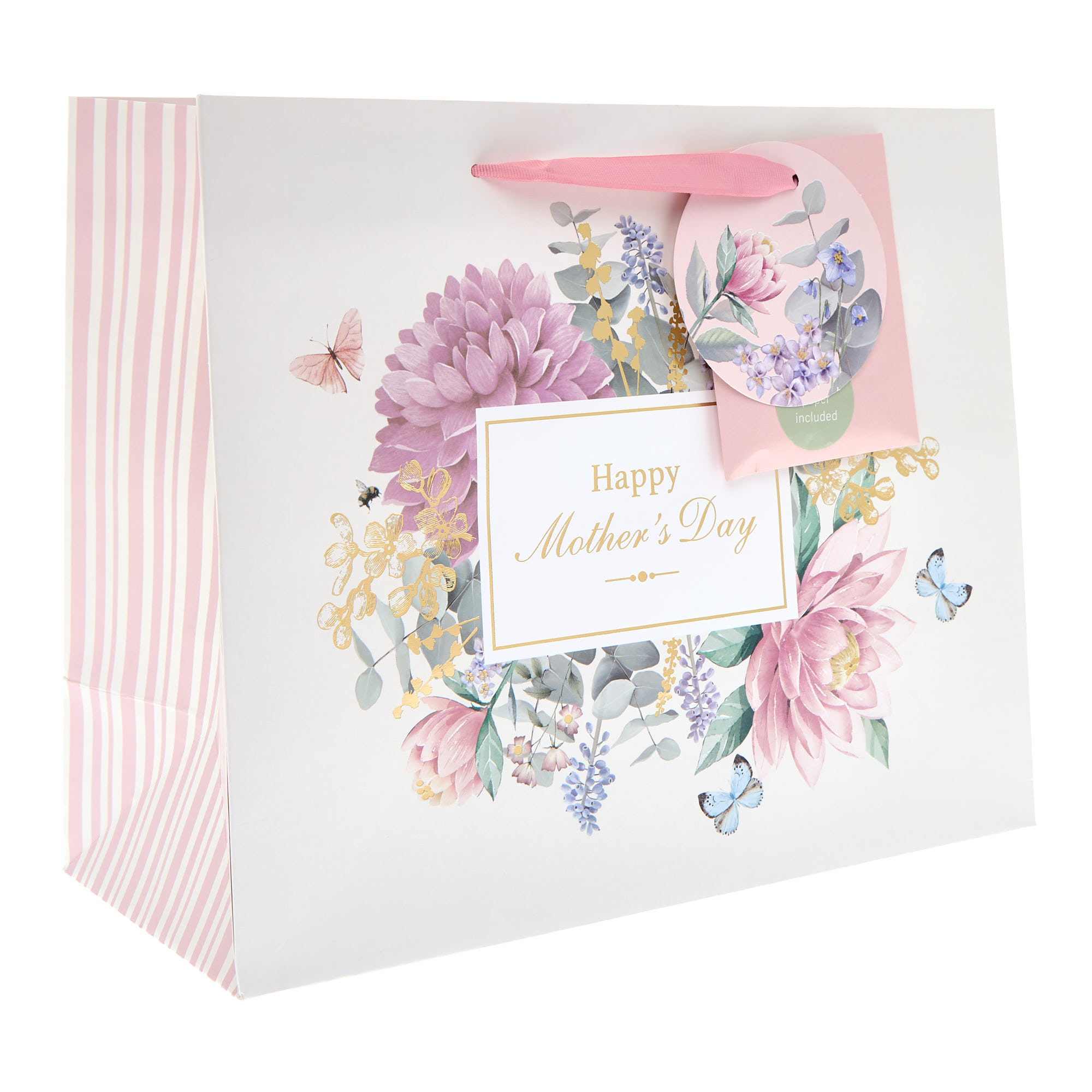 Premium Mother's Day Large Landscape Gift Bag With Tissue Paper