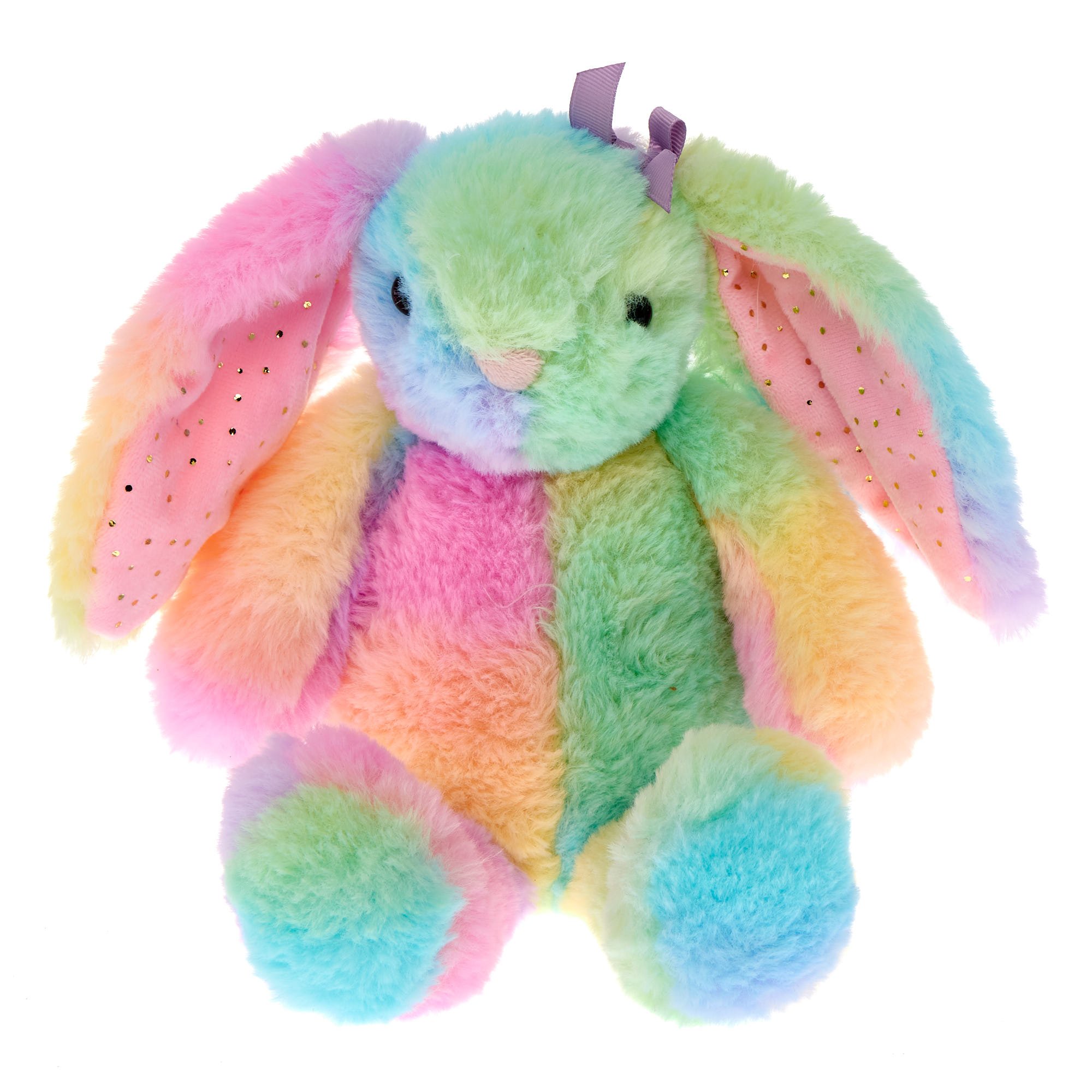 Small Rainbow Bunny Soft Toy 