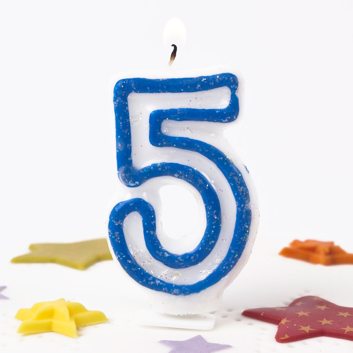 Buy Blue Number 5 Birthday Candle 47 For Gbp 0 59 Card Factory Uk