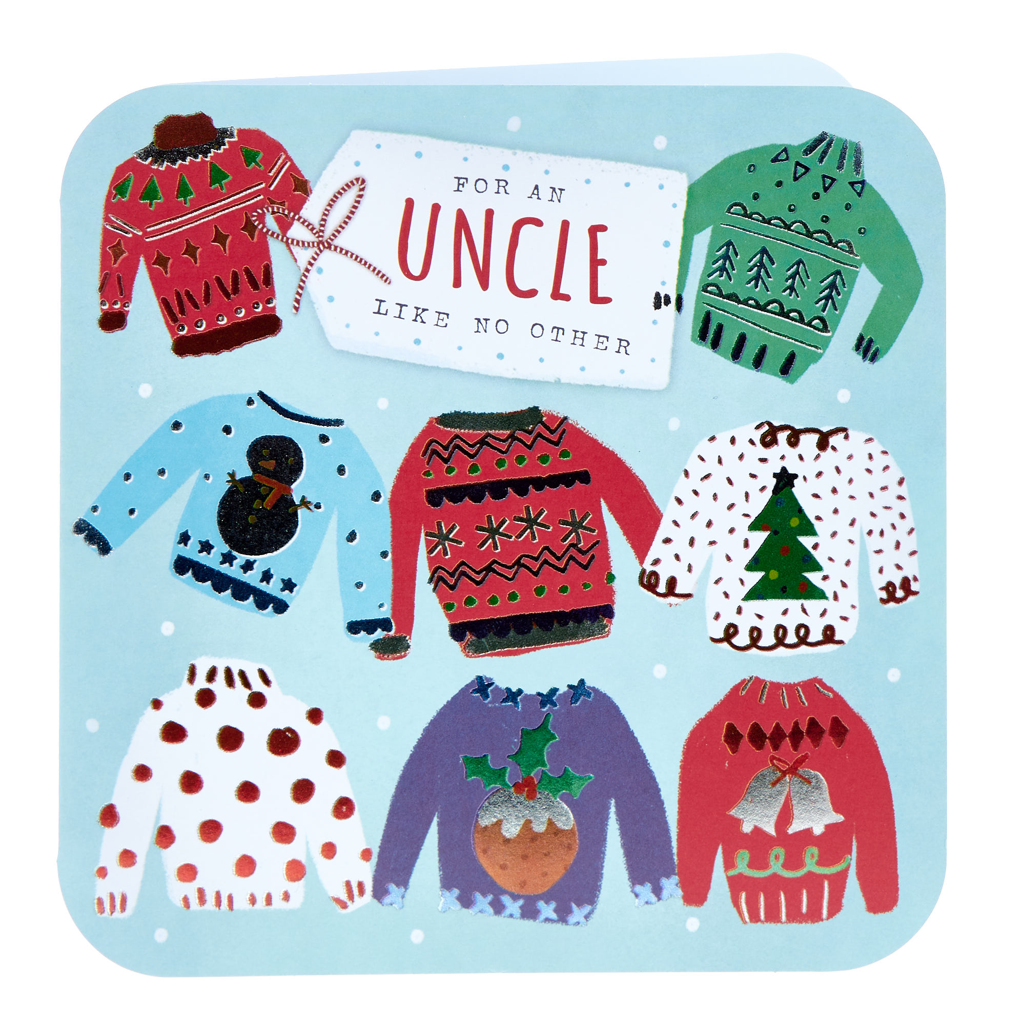 Uncle Like No Other Xmas Jumpers Christmas Card