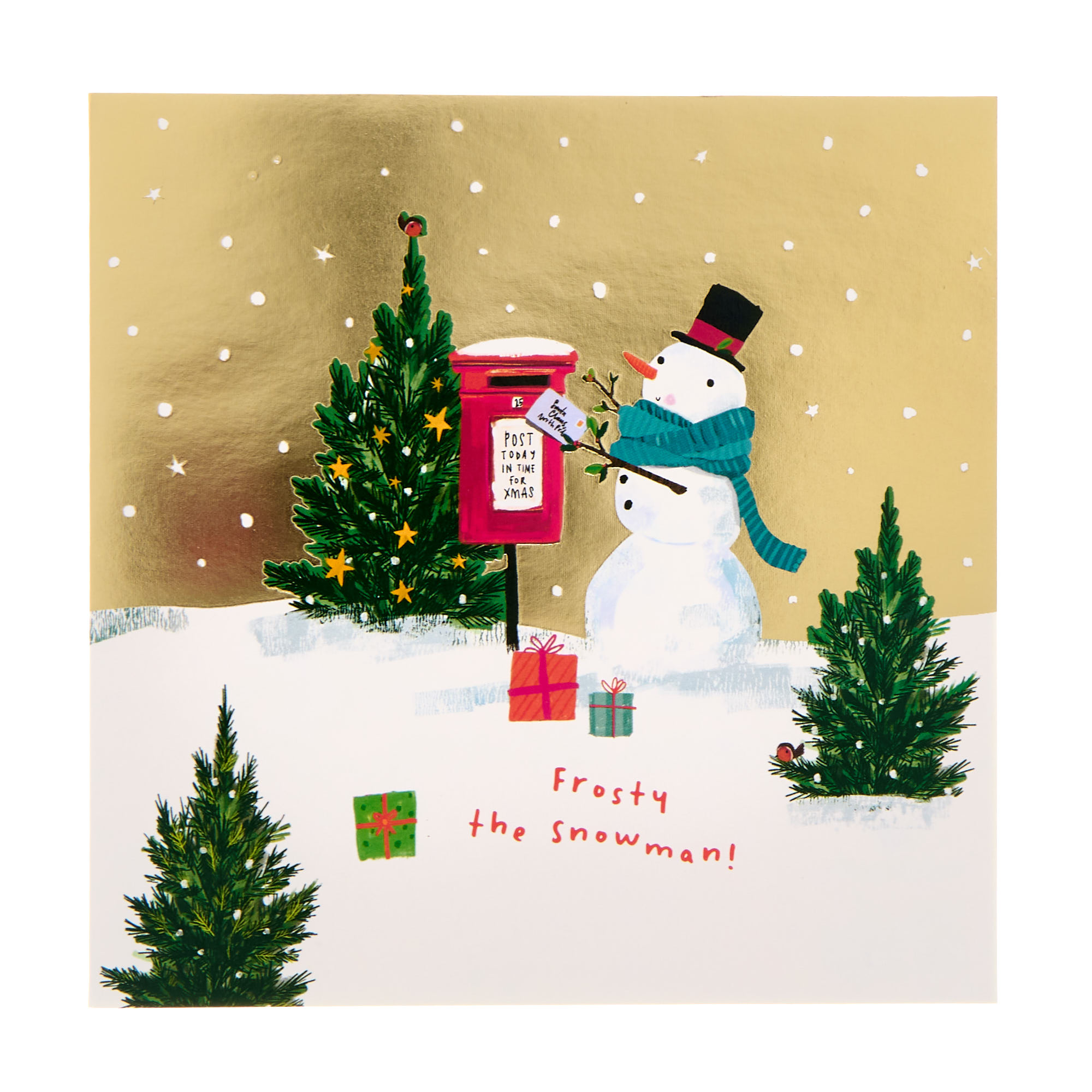 16 Charity Christmas Cards - Santa & Snowman (2 Designs)