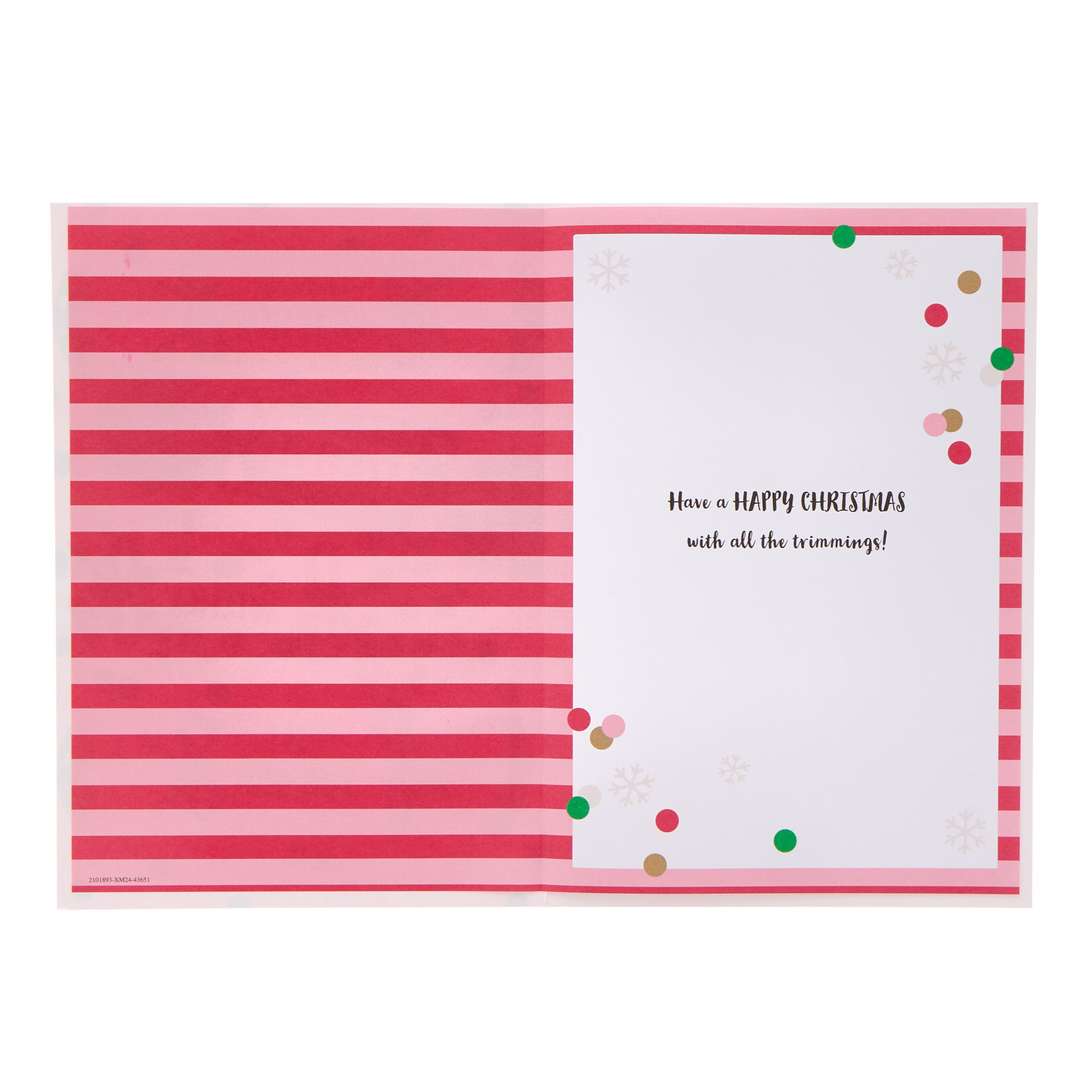 Fab Friends Crackers Christmas Card