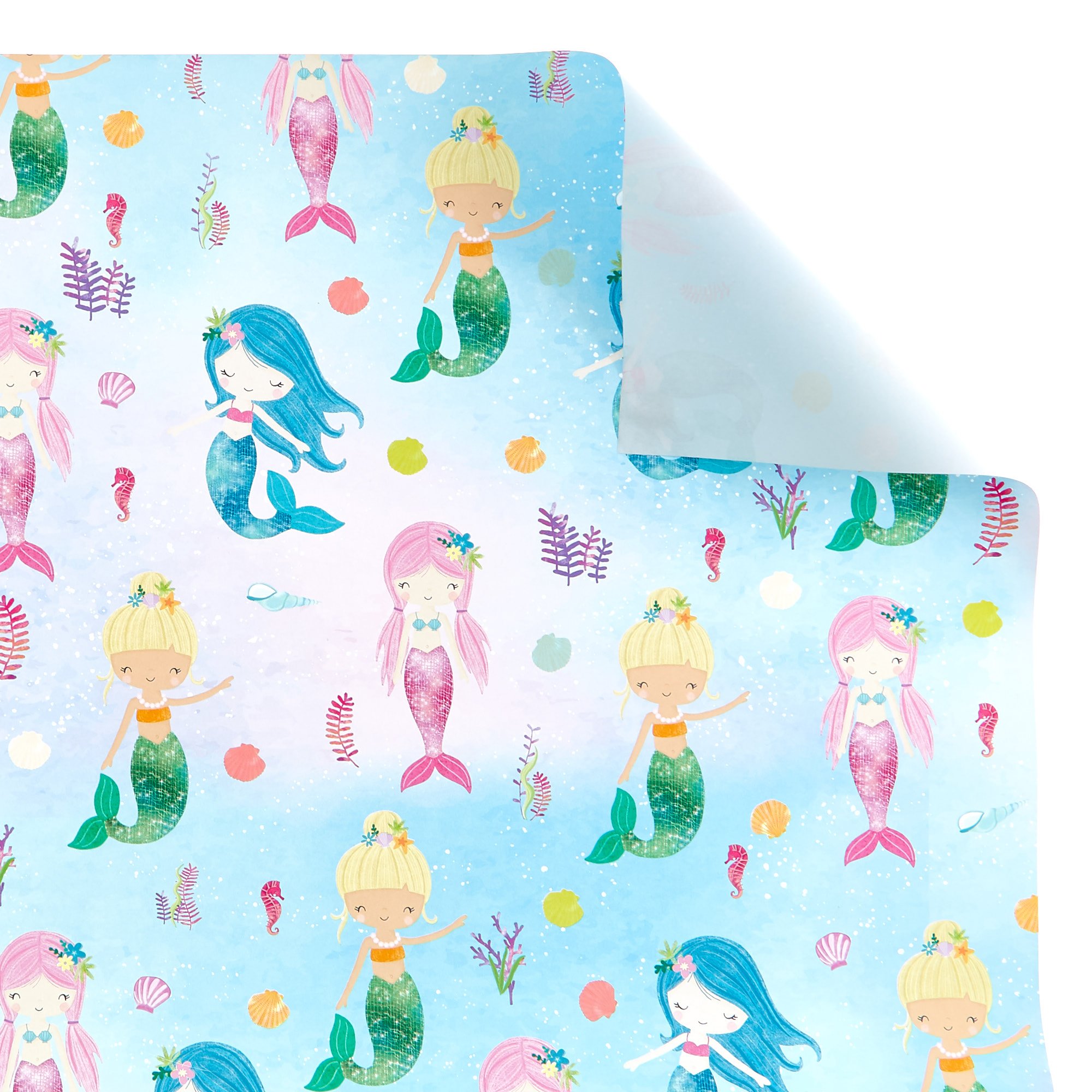 Mermaid Wrapping Paper - 1 Sheet