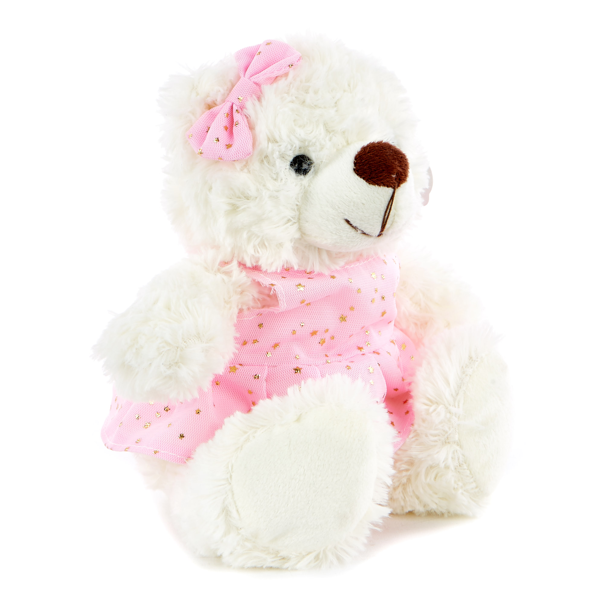 baby girl teddy bear card factory