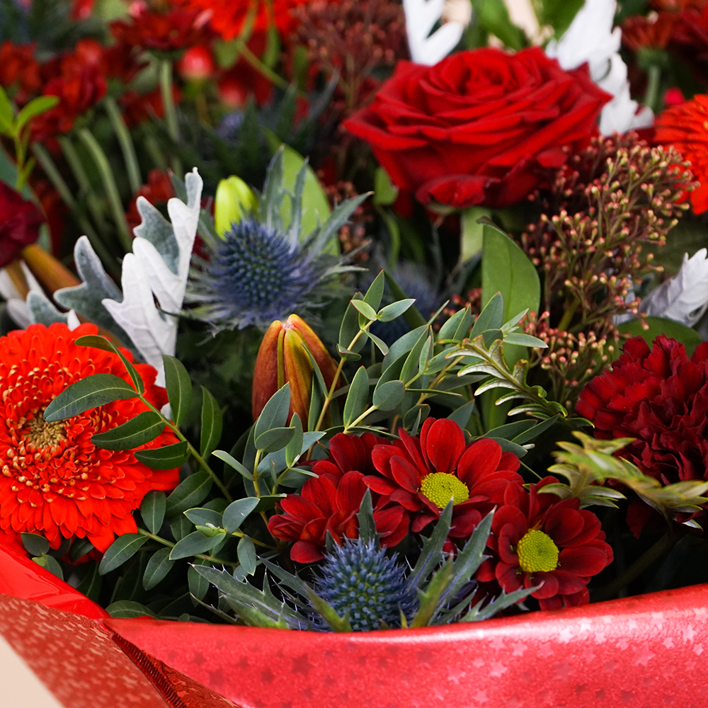 Crimson Queen Flower Bouquet - Free Delivery!