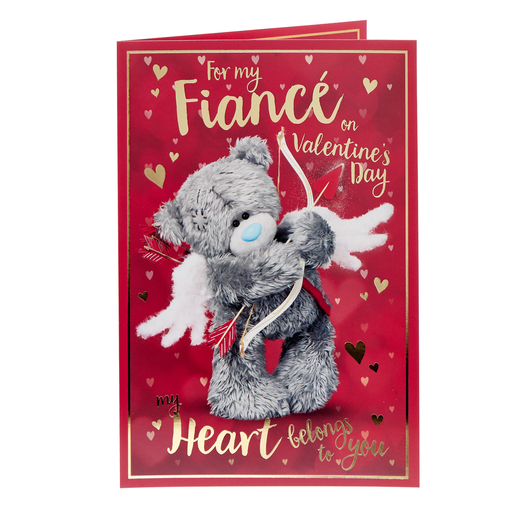 Fiance My Heart Tatty Teddy Valentine's Day Card