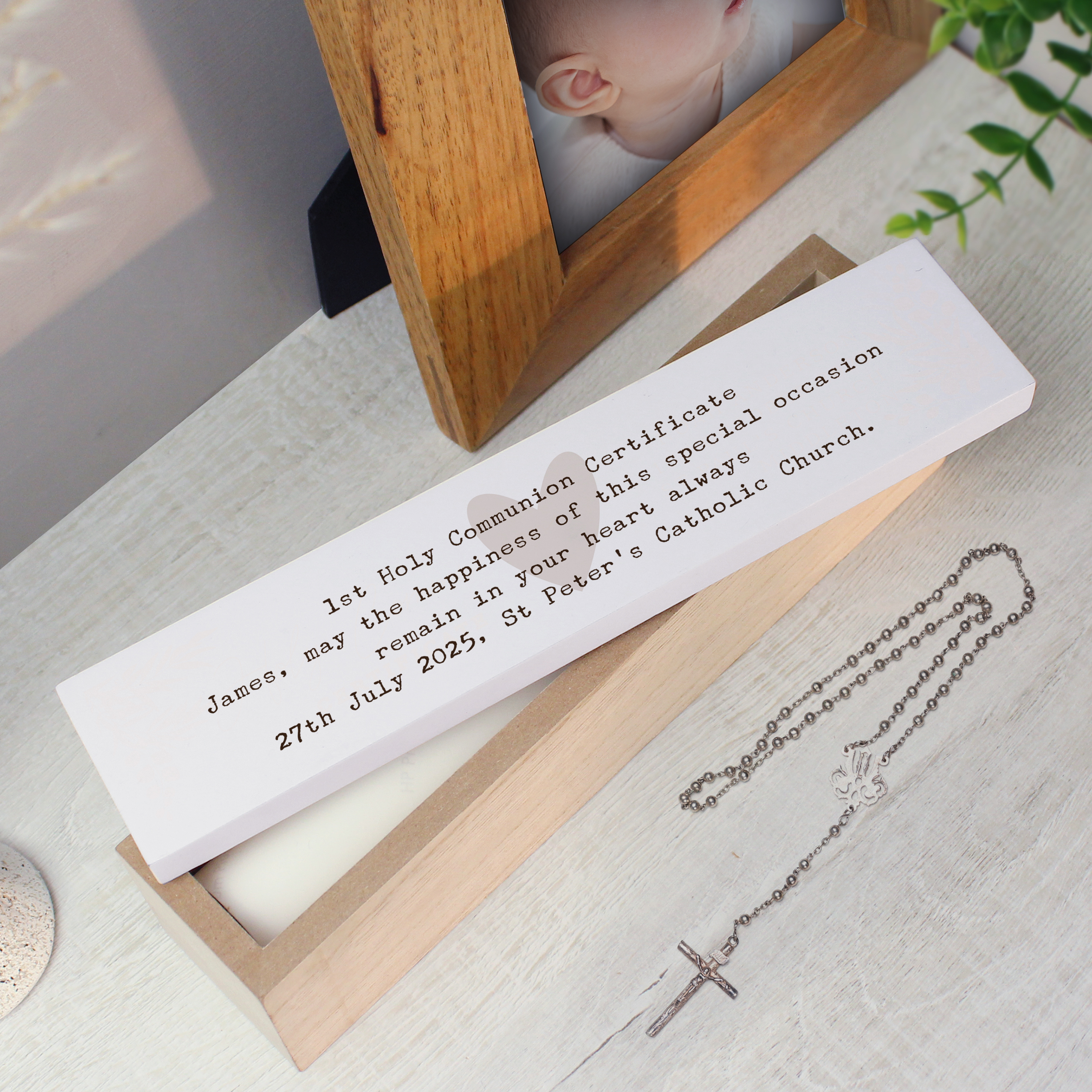 Personalised Wooden Certificate Holder