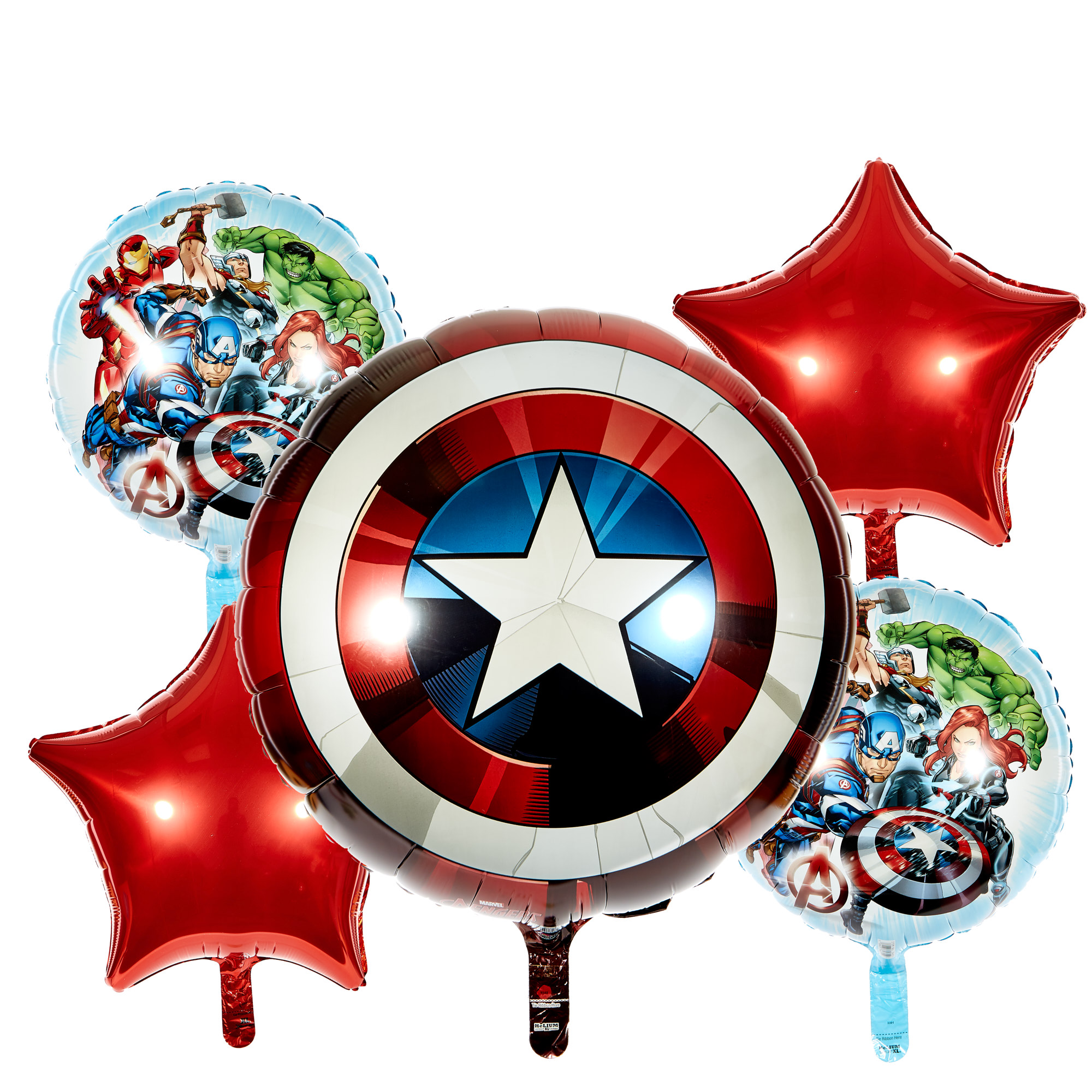 Buy Marvel Avengers Foil Balloon Bundle (Deflated) for GBP 12.99 | Card ...