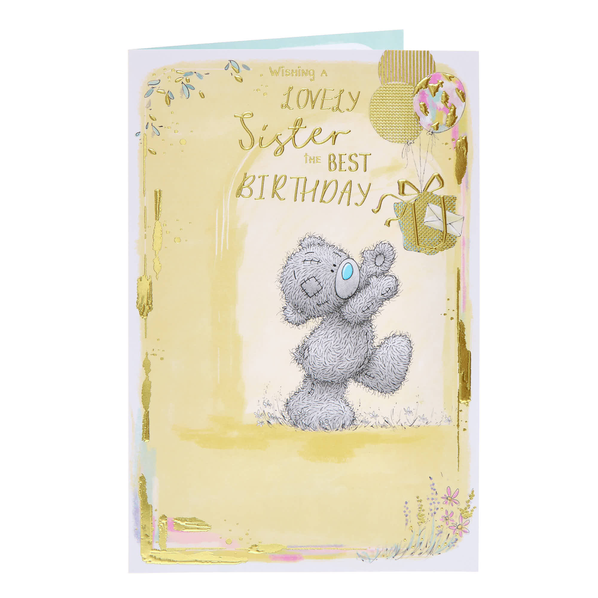 Me To You Tatty Teddy Lovely Sister Best Birthday Card