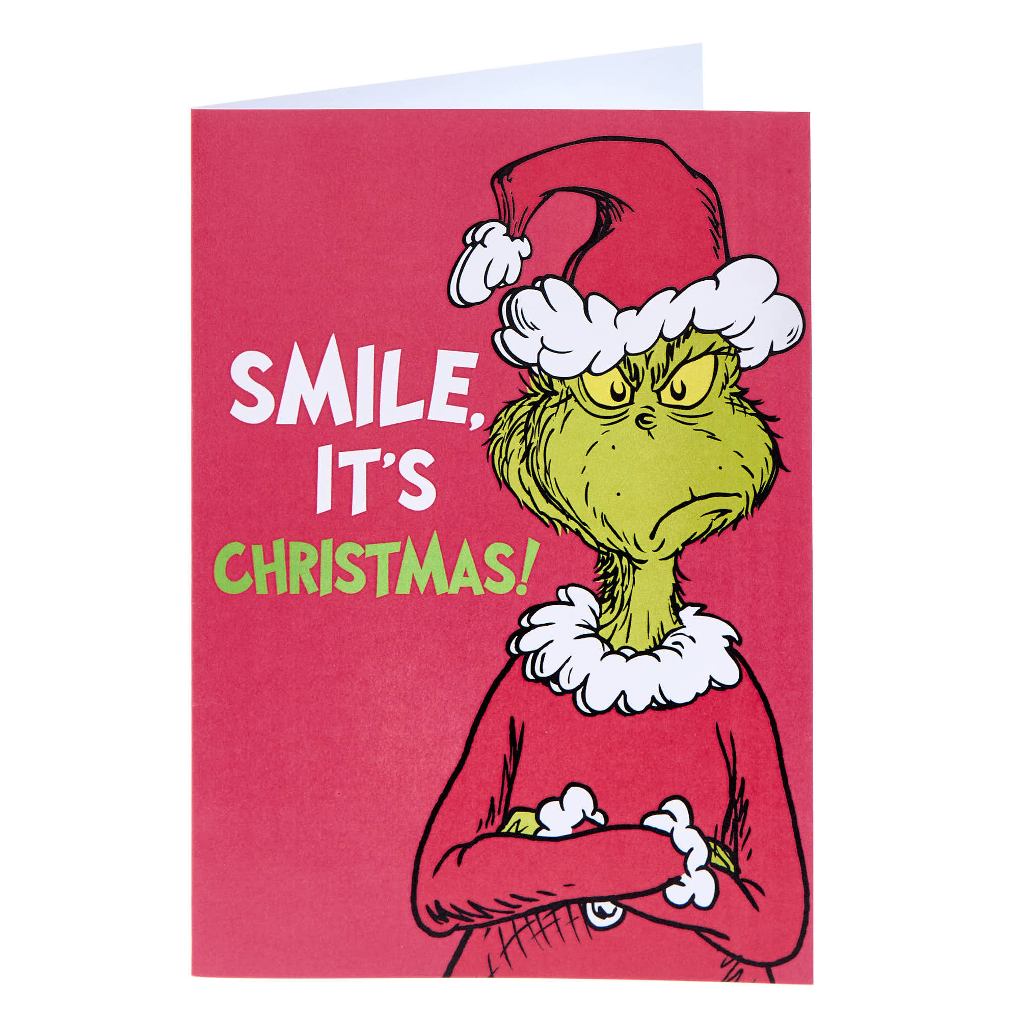 The Grinch Smile It's Christmas Card 