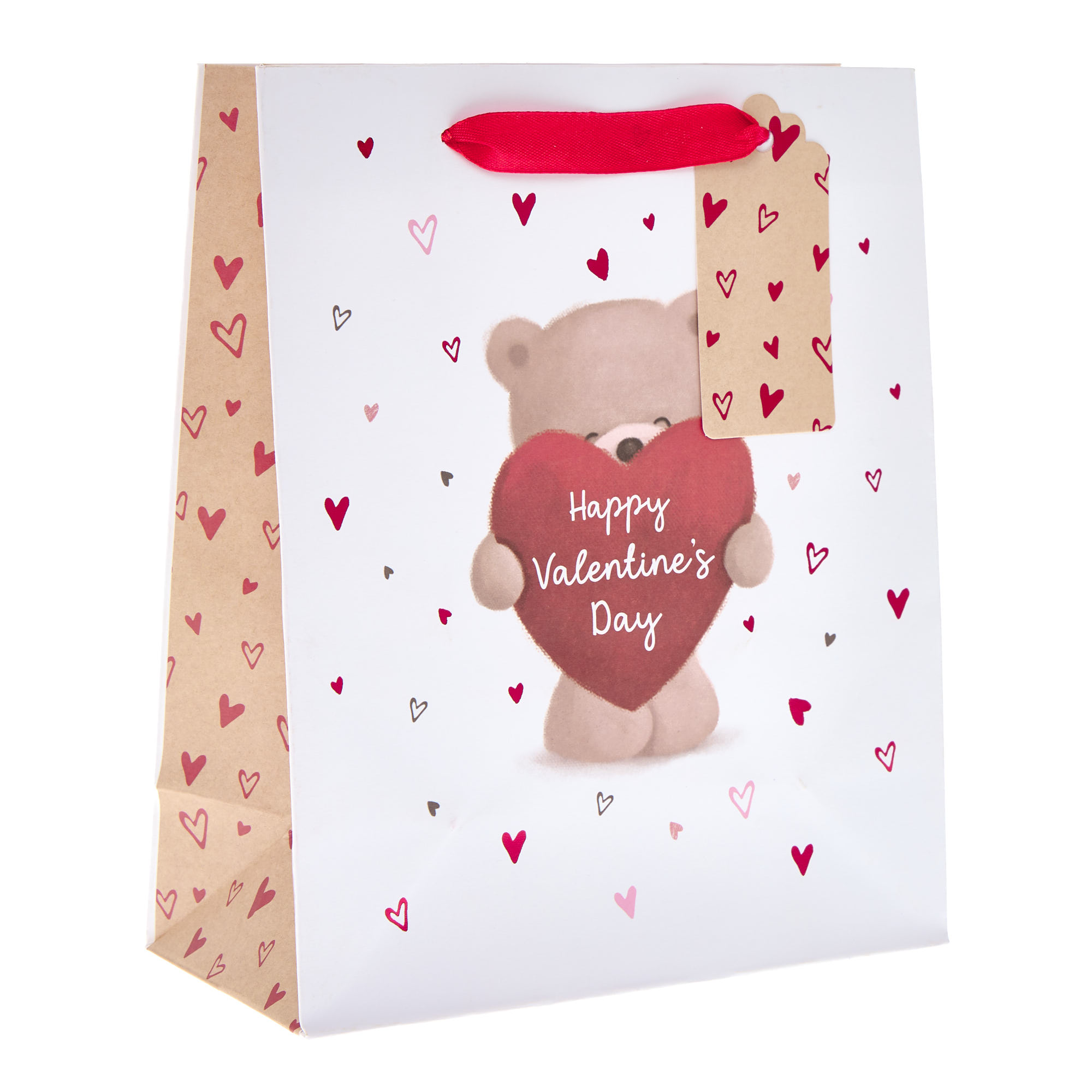 Hugs Medium Portrait Valentine's Day Gift Bag