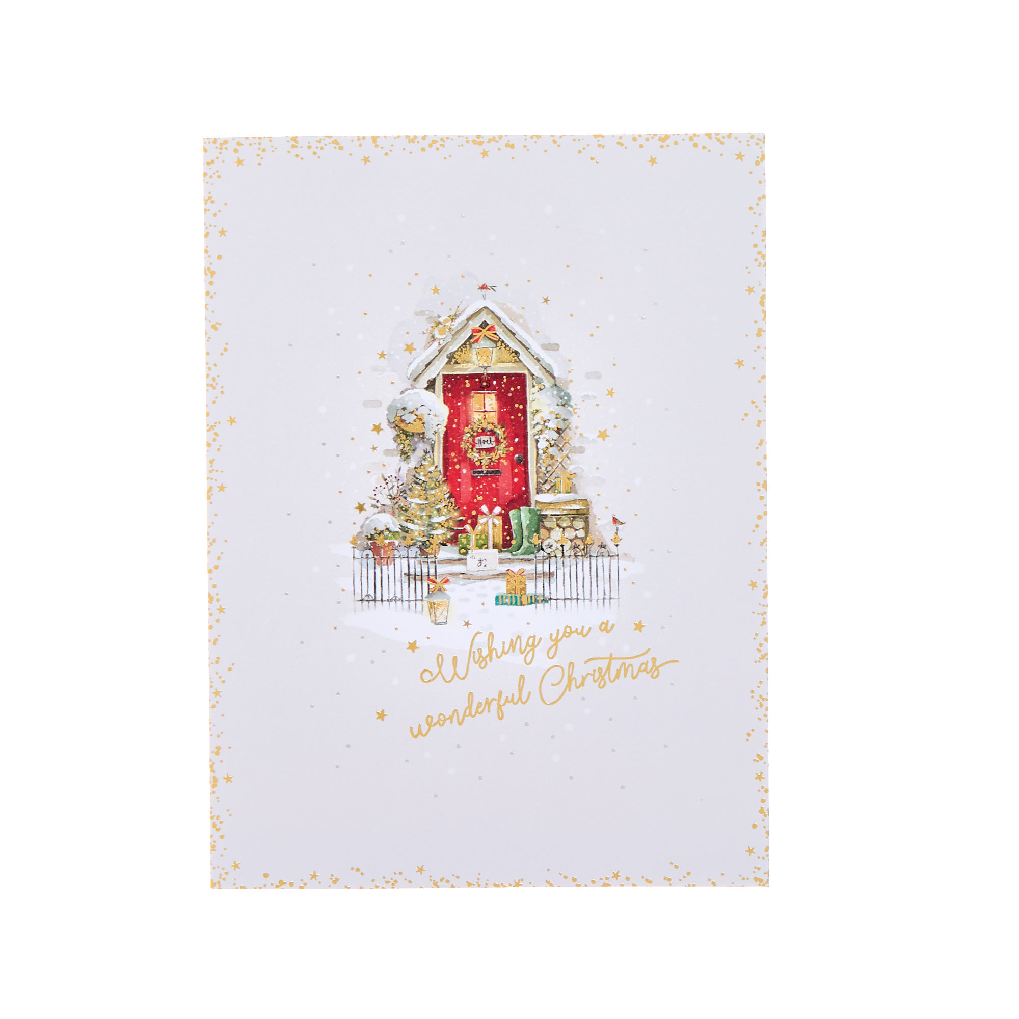 Deluxe Red Door & Postbox Charity Christmas Cards - Pack of 10 (2 Designs)