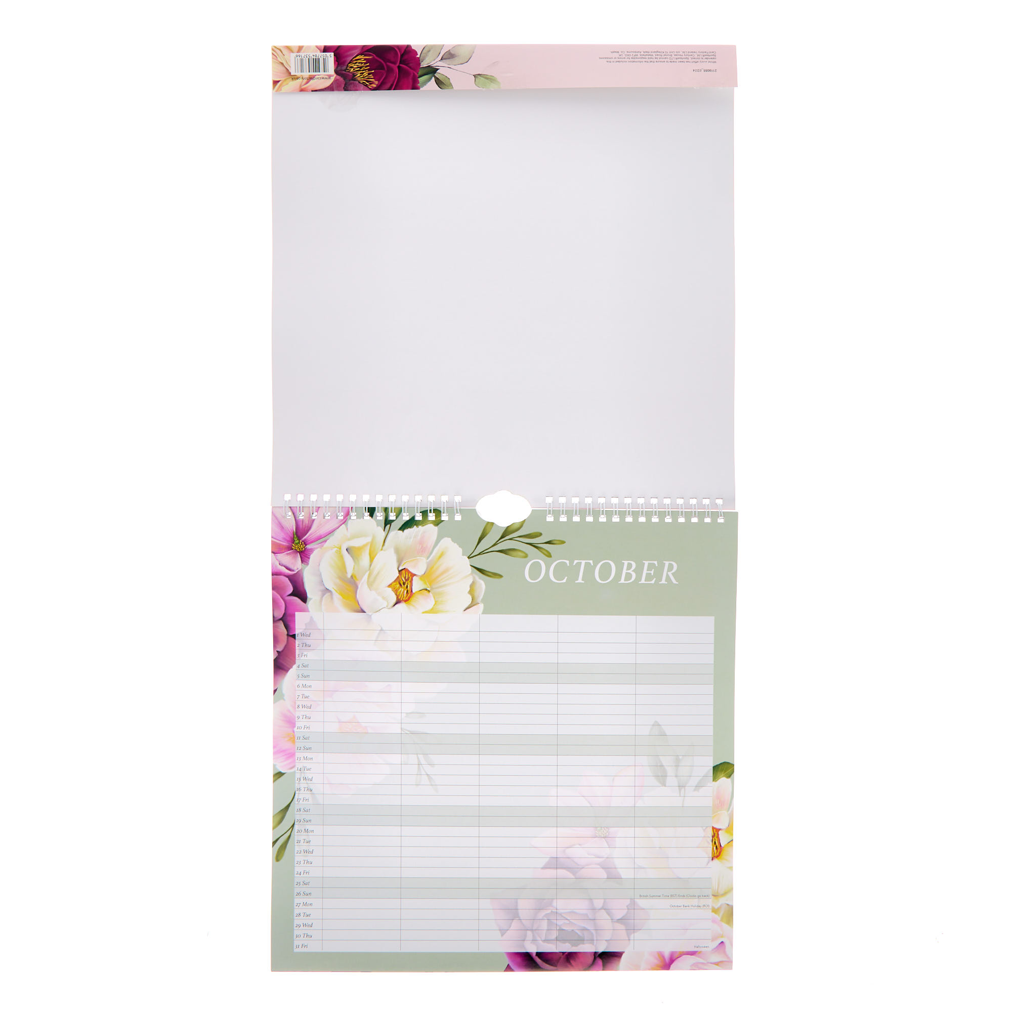 Floral Family Organiser 2025