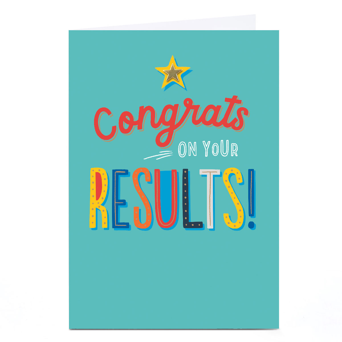 Personalised Congratulations Card - Congrats On Your Results