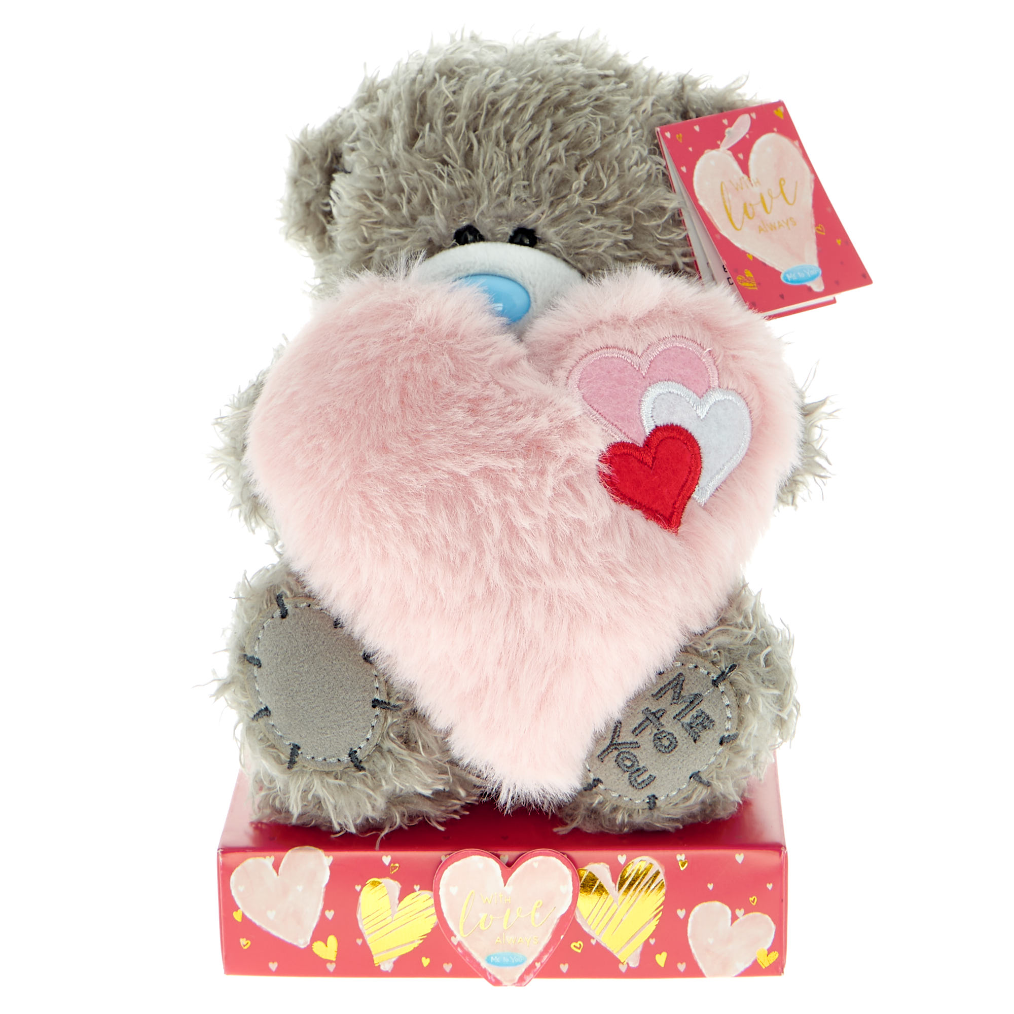 Tatty Teddy With Pink Heart Plush 