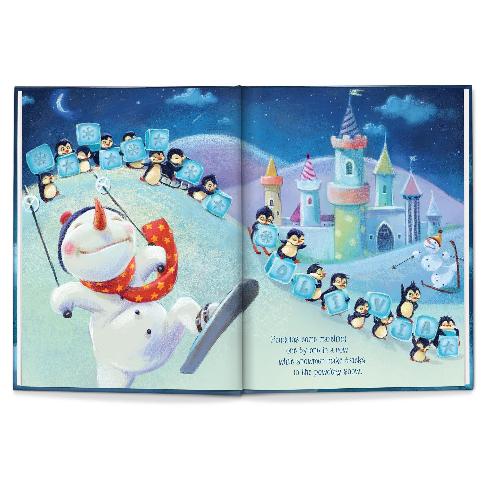 A Christmas Dream For Me Hardcover Personalised Book