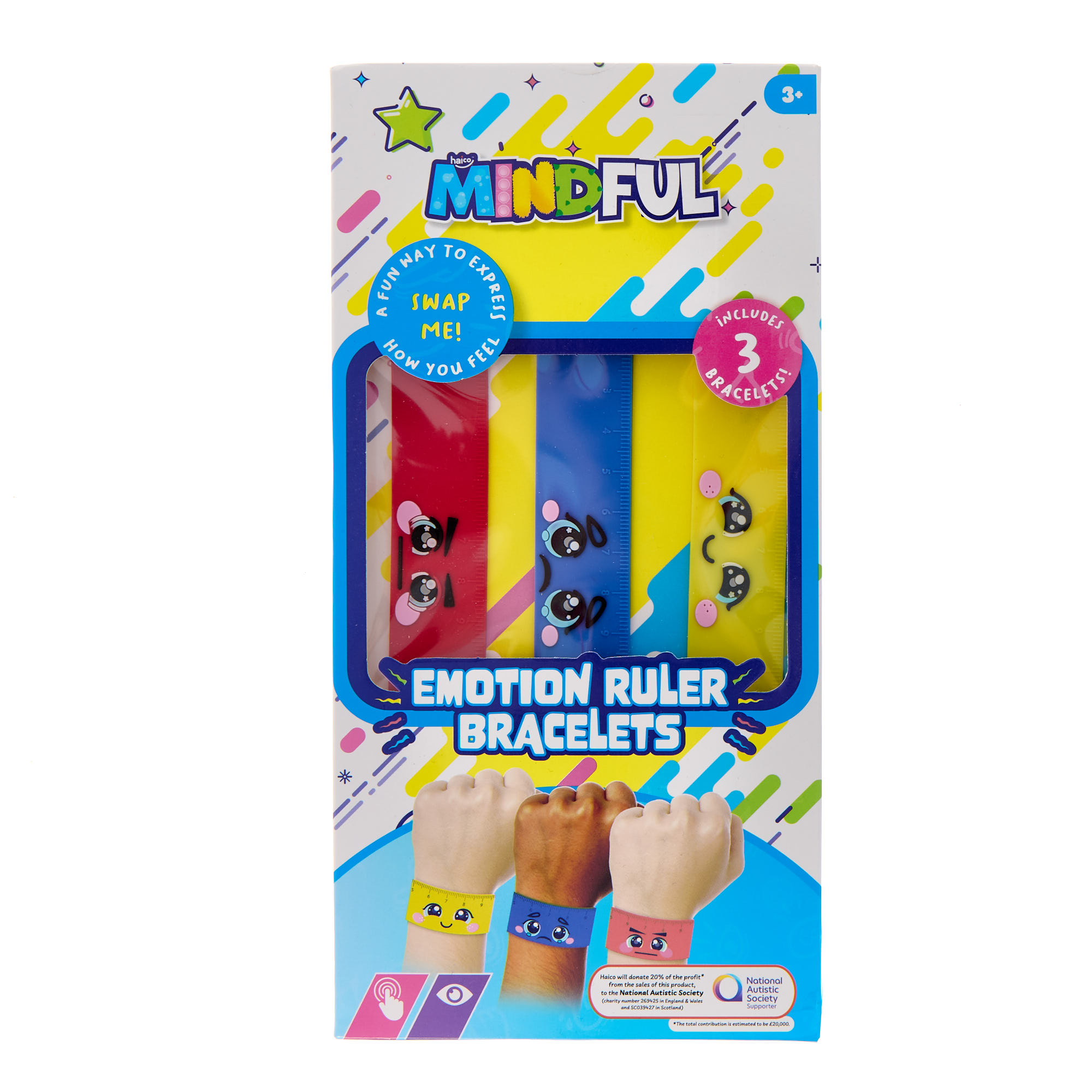 Buy Mindful Ruler Bracelet - Pack of 3 for GBP 1.99 | Card Factory UK