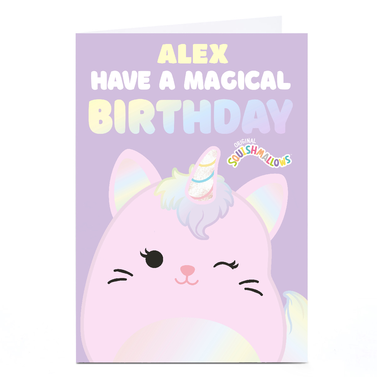 Personalised Squishmallows Birthday Card - Magical Birthday