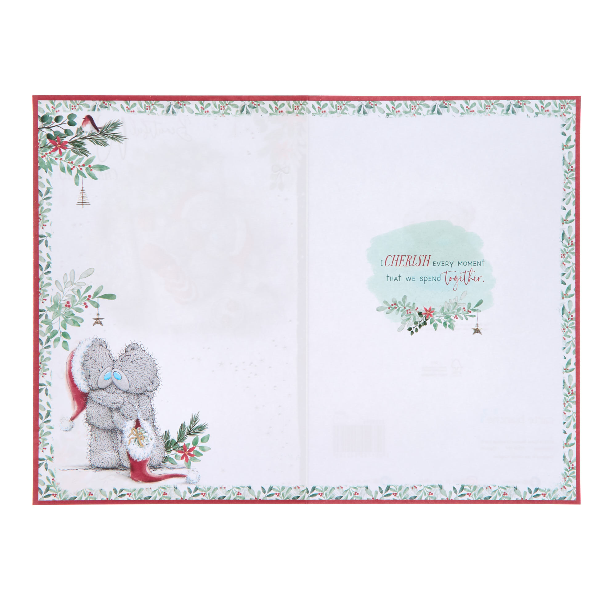 Me To You Tatty Teddy Beautiful Wife Christmas Card