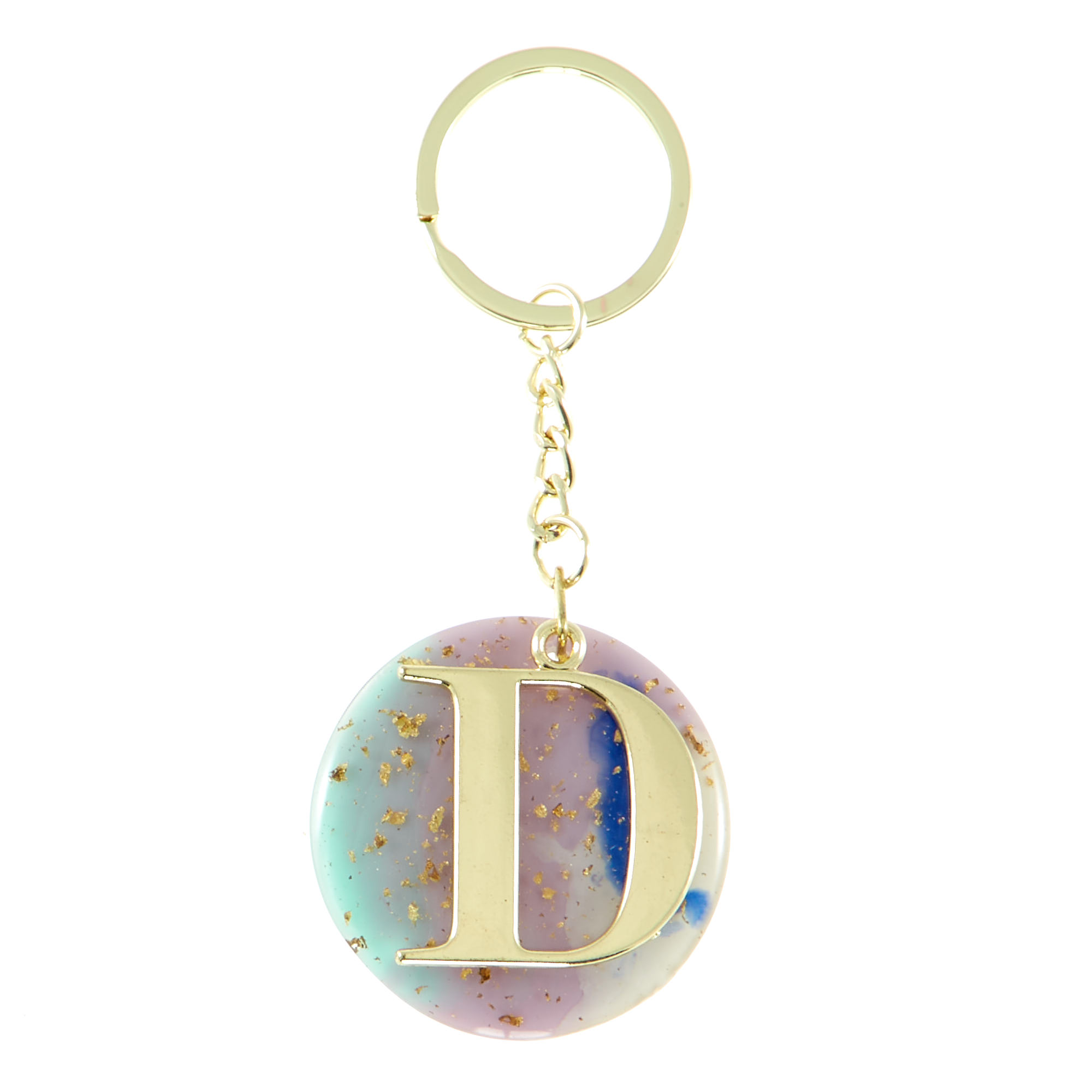 Monogram Keyring Letter D