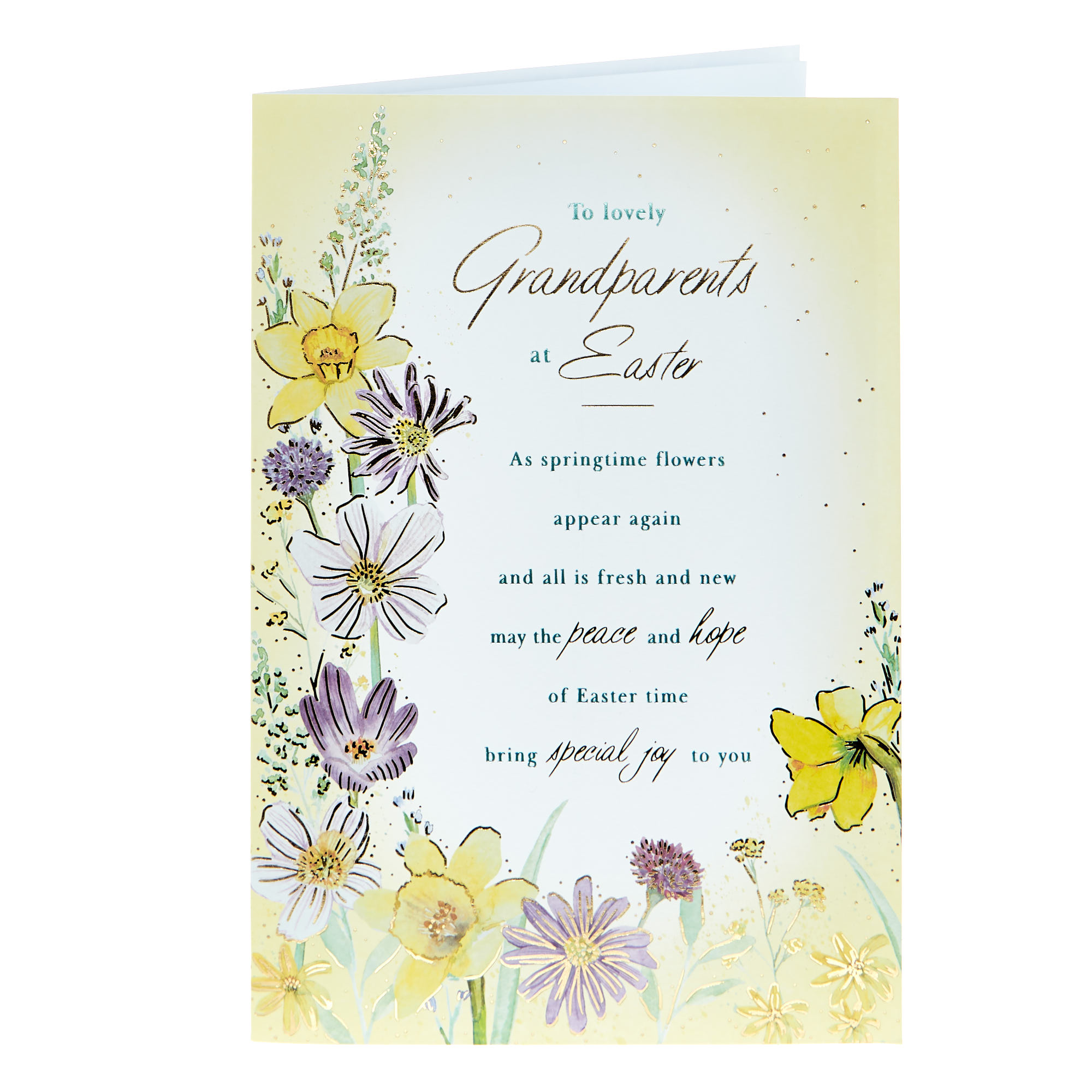 Buy Lovely Grandparents Spring Flowers Easter Card for GBP 1.29 | Card ...