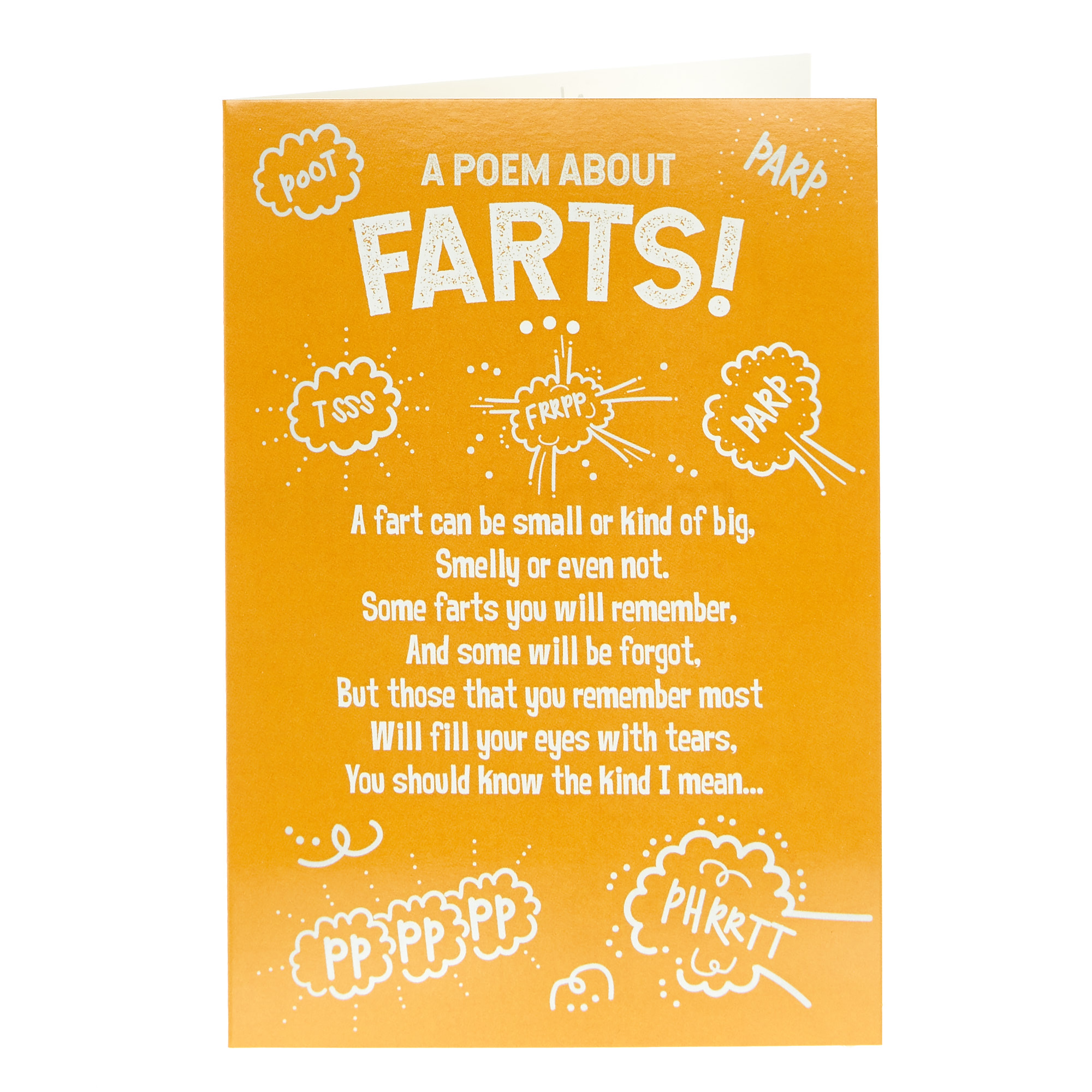 Birthday Card - A Poem About Farts