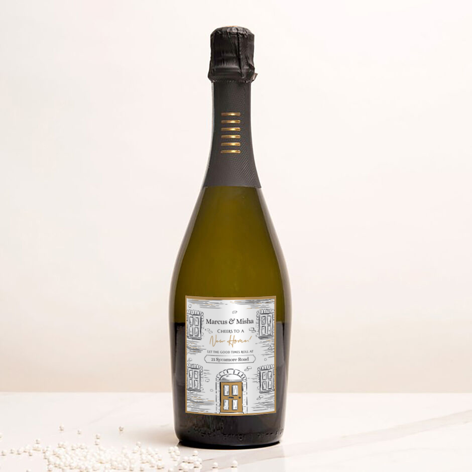 Personalised New Home Prosecco