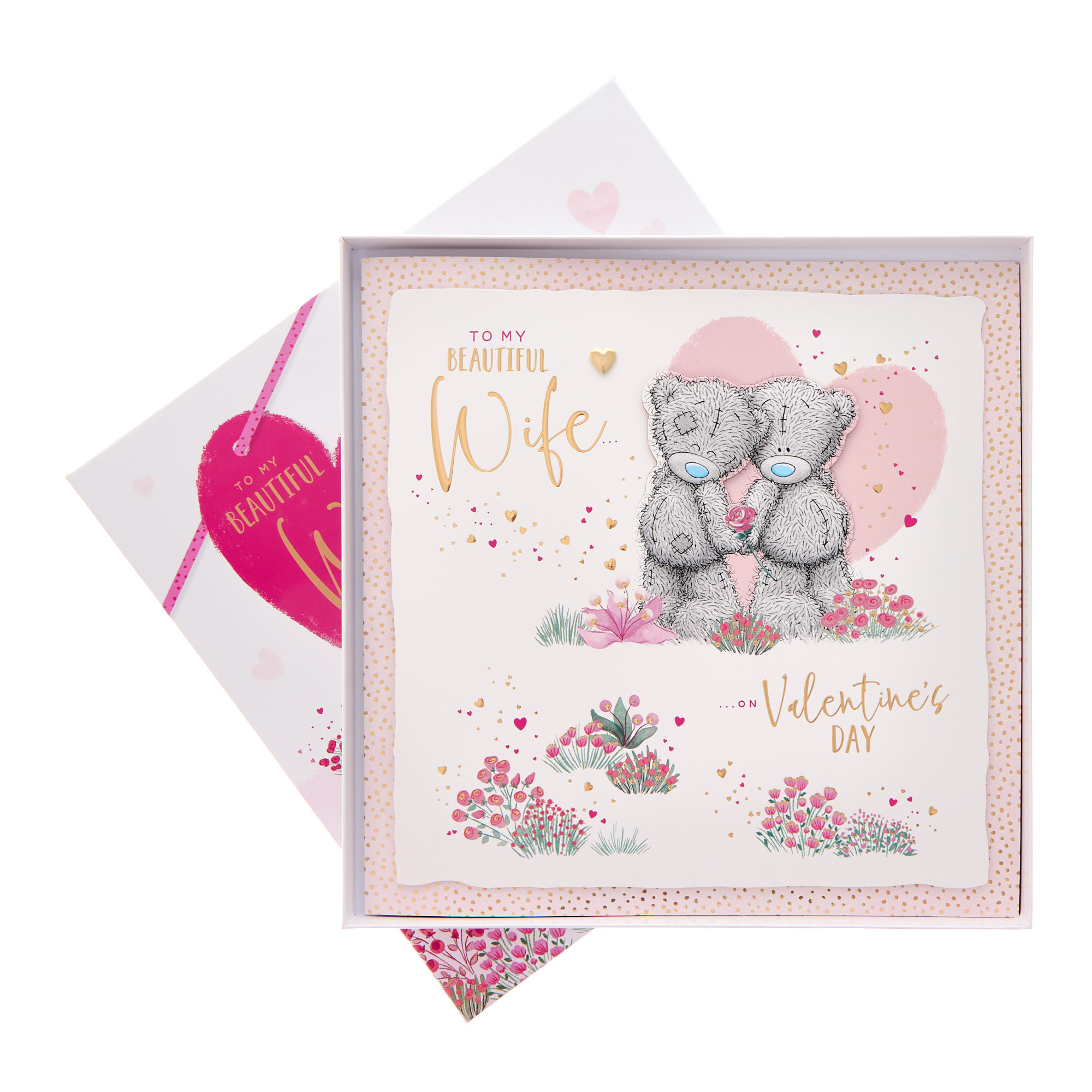 Me To You Tatty Teddy Beautiful Wife Boxed Valentine's Day Card